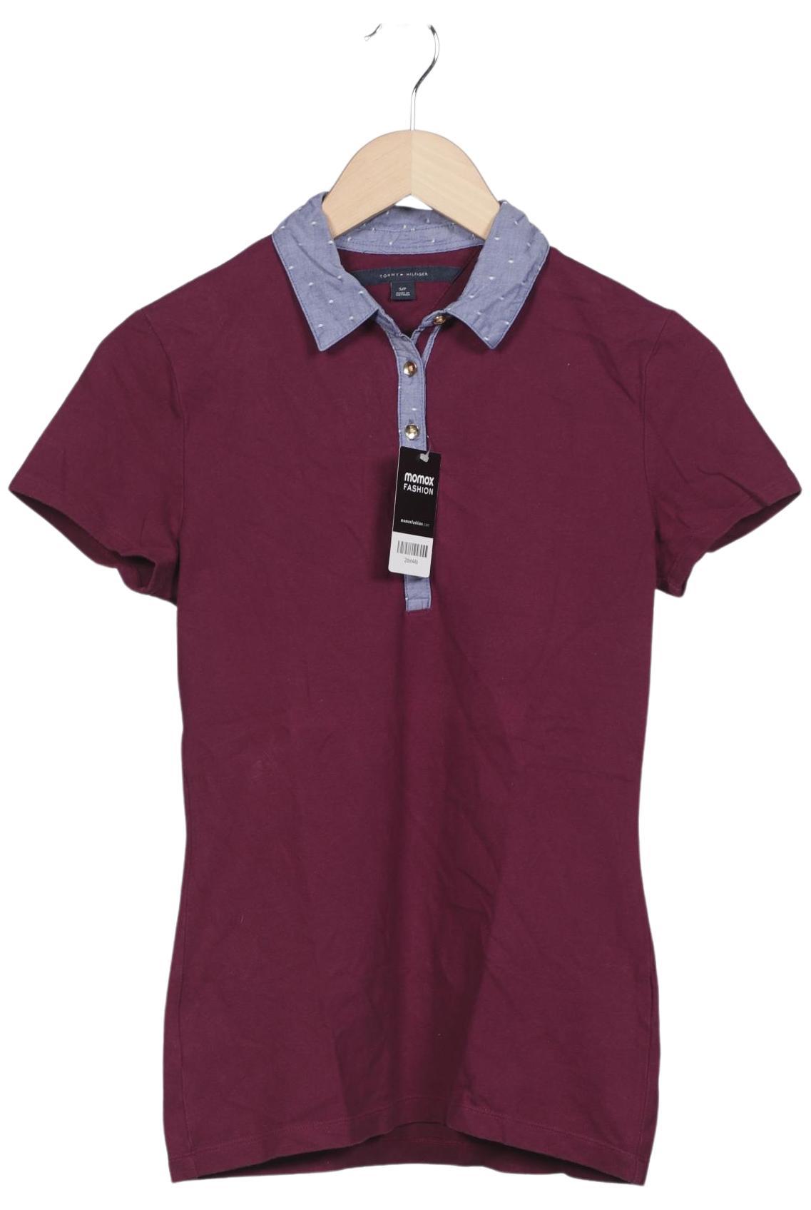

Tommy Hilfiger Damen Poloshirt, bordeaux, Gr. 36