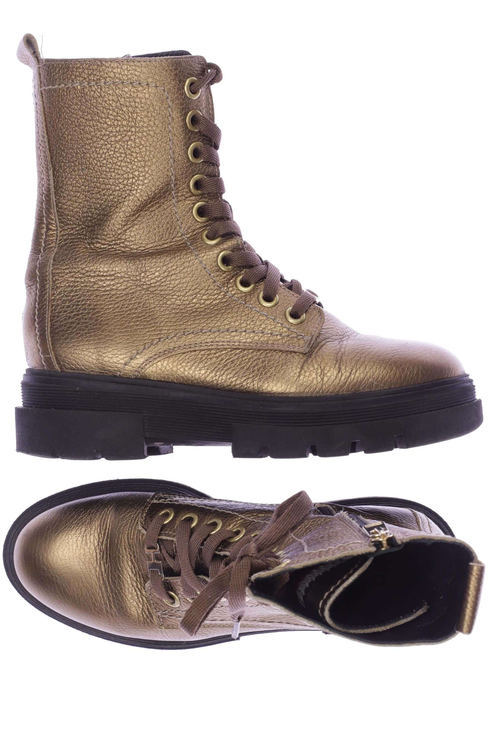 

Tommy Hilfiger Damen Stiefelette, gold, Gr. 37