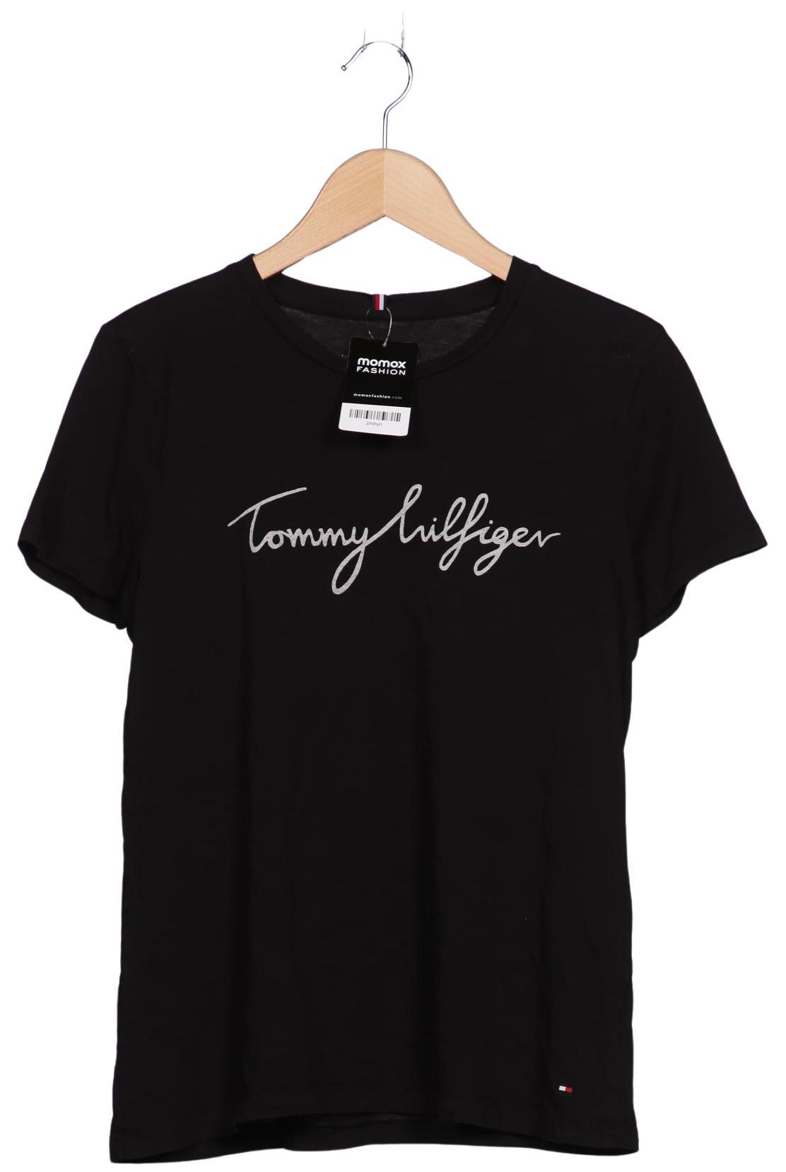 

Tommy Hilfiger Damen T-Shirt, schwarz, Gr. 42
