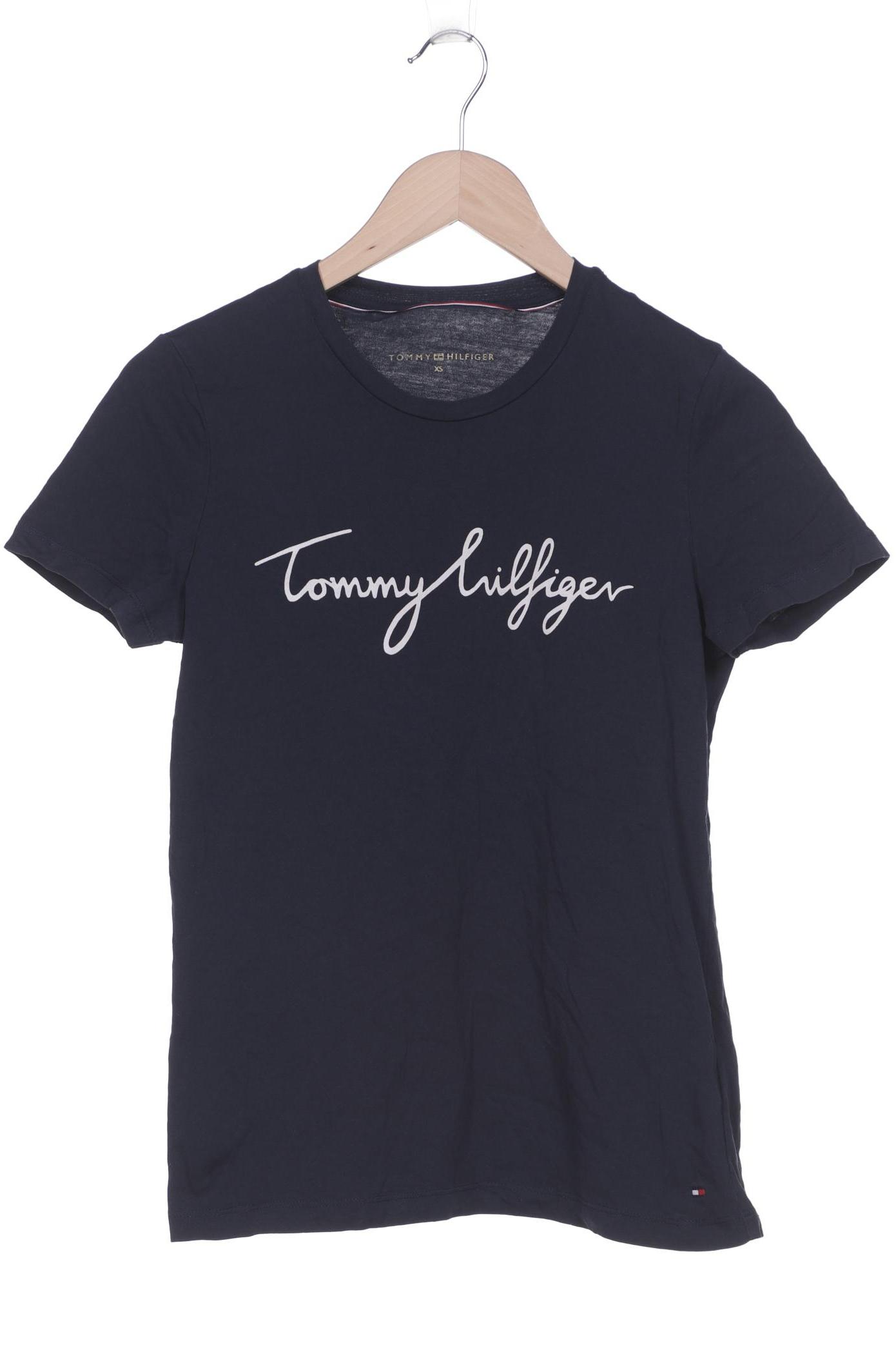 

Tommy Hilfiger Damen T-Shirt, marineblau, Gr. 34