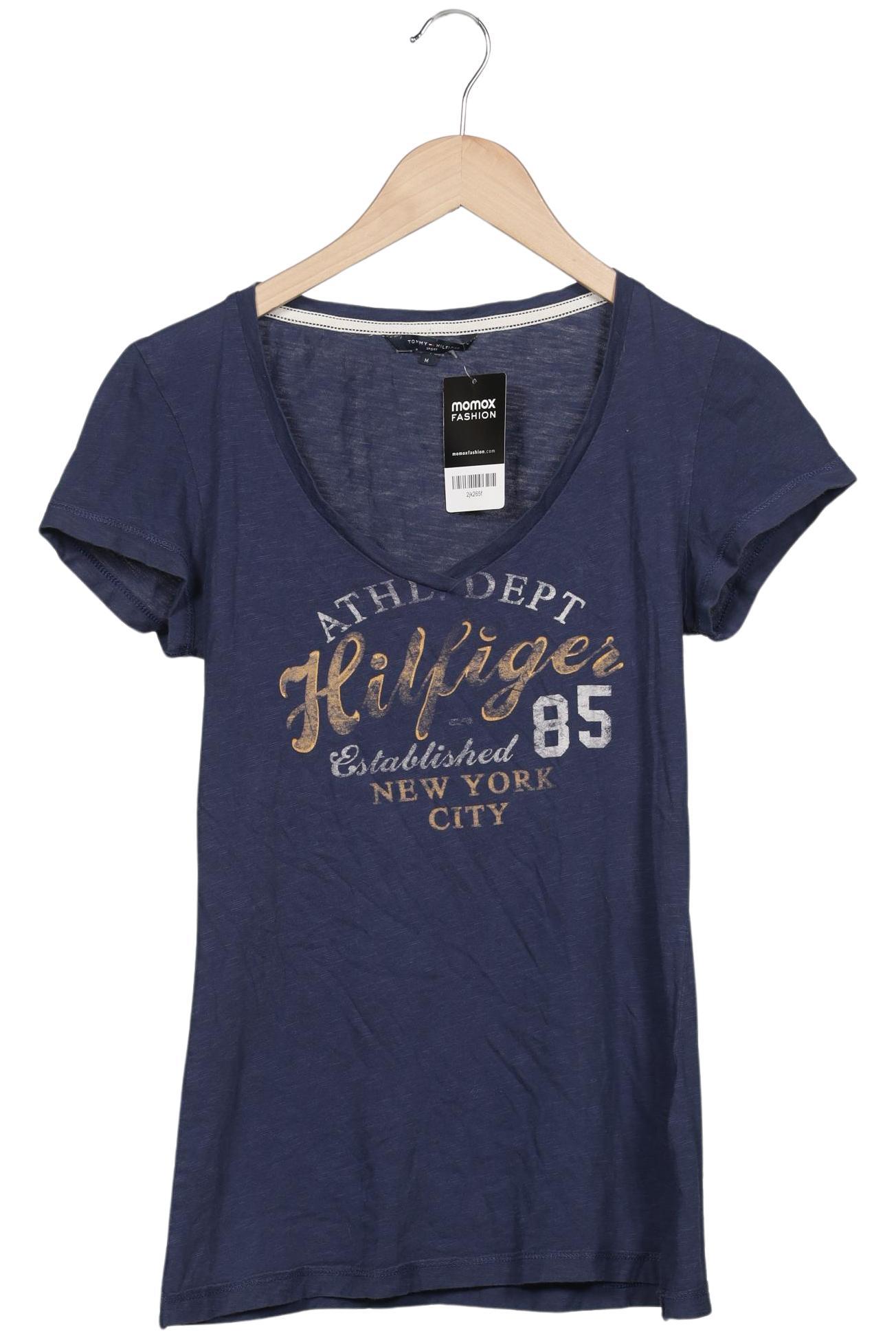 

Tommy Hilfiger Damen T-Shirt, marineblau, Gr. 38