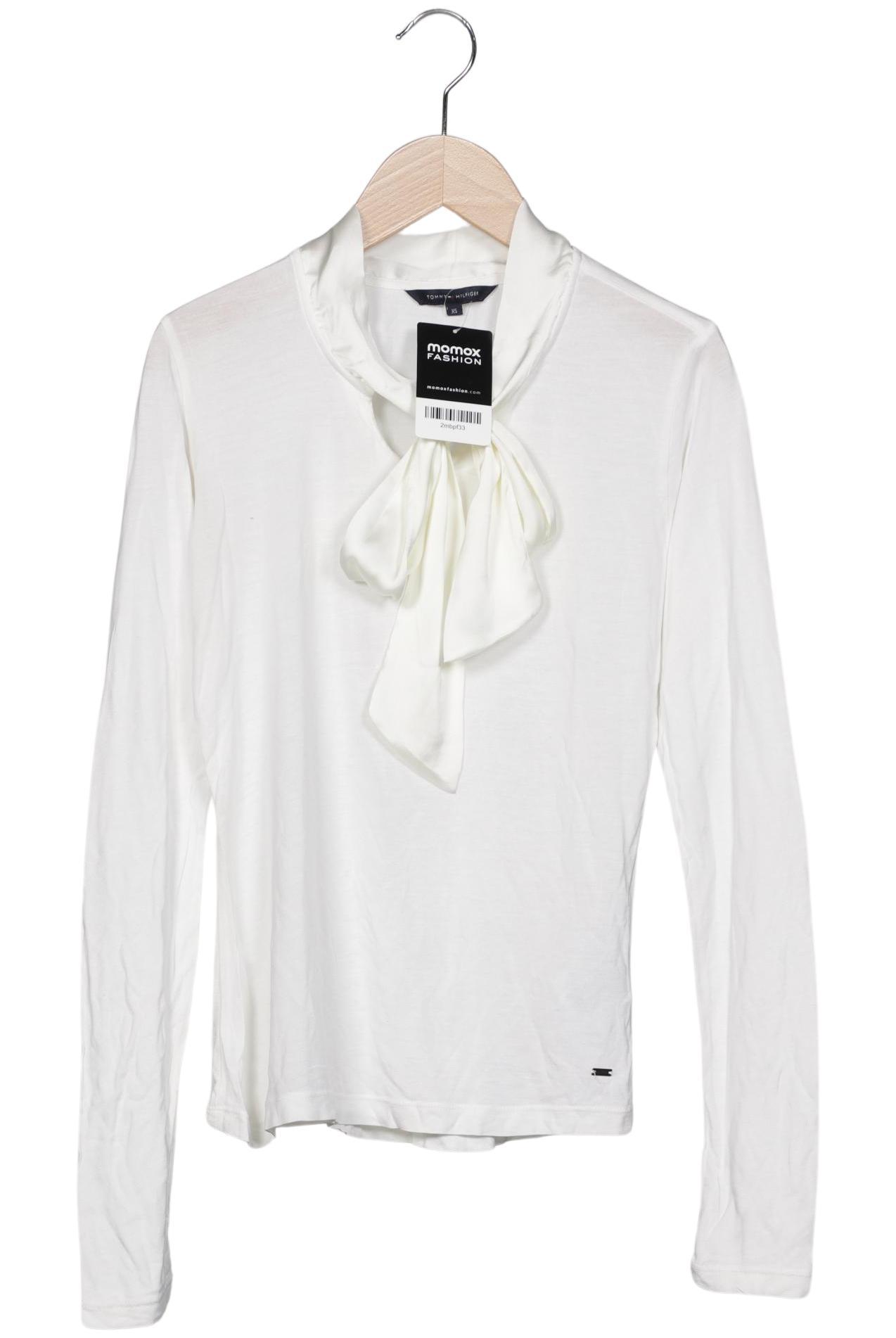 

Tommy Hilfiger Damen Langarmshirt, weiß, Gr. 34