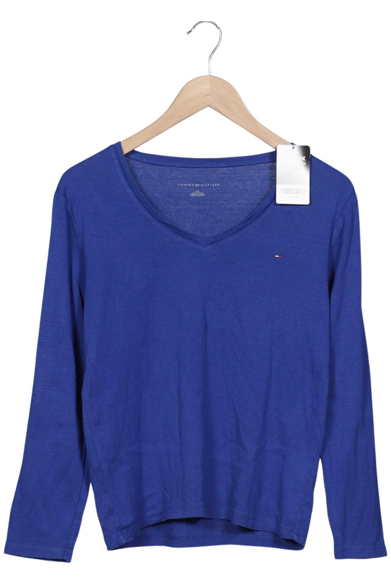 

Tommy Hilfiger Damen Langarmshirt, blau, Gr. 42