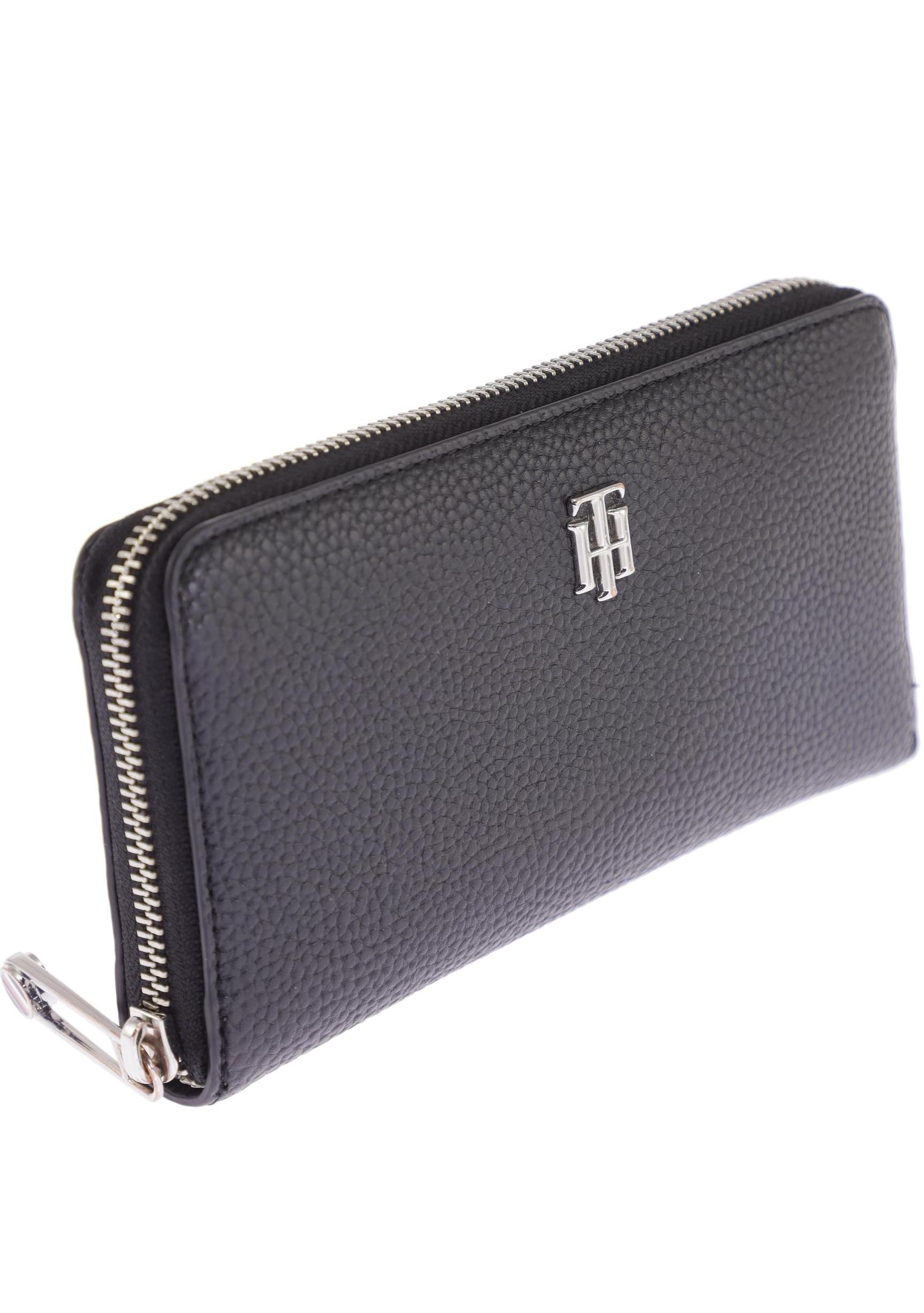 

Tommy Hilfiger Damen Portemonnaie, schwarz, Gr.