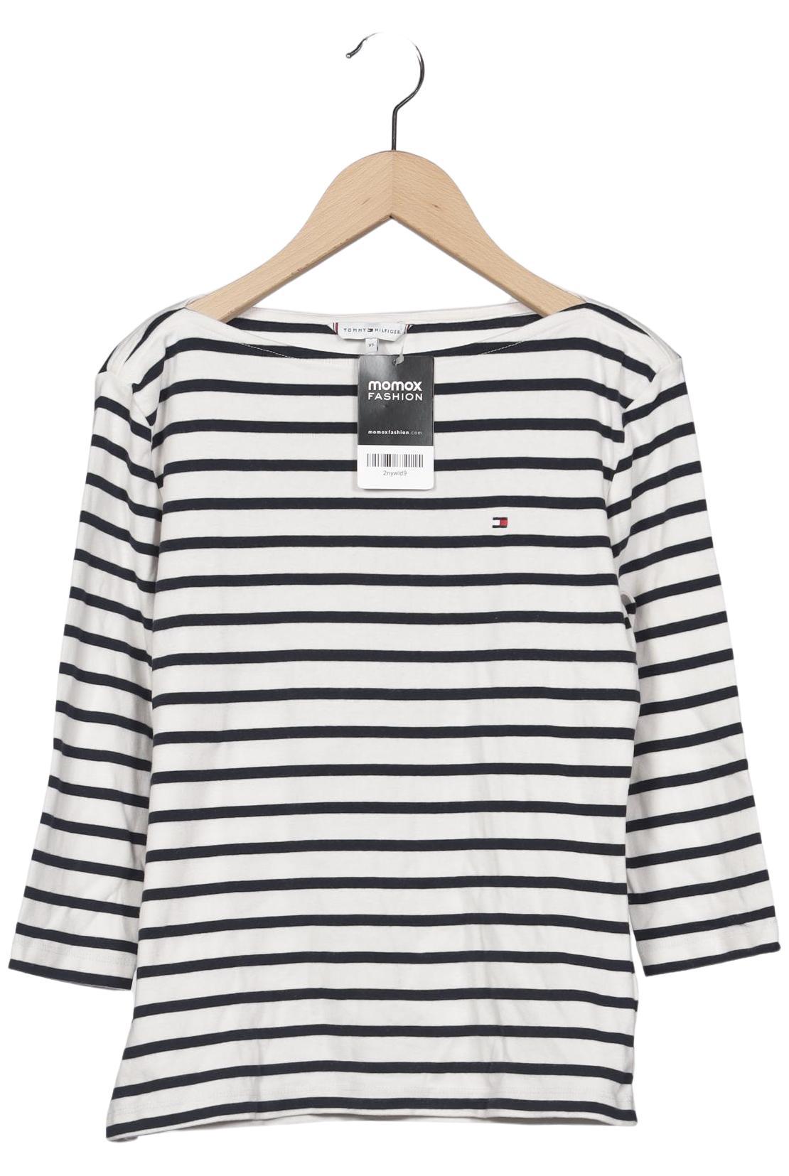 

Tommy Hilfiger Damen Langarmshirt, weiß, Gr. 34