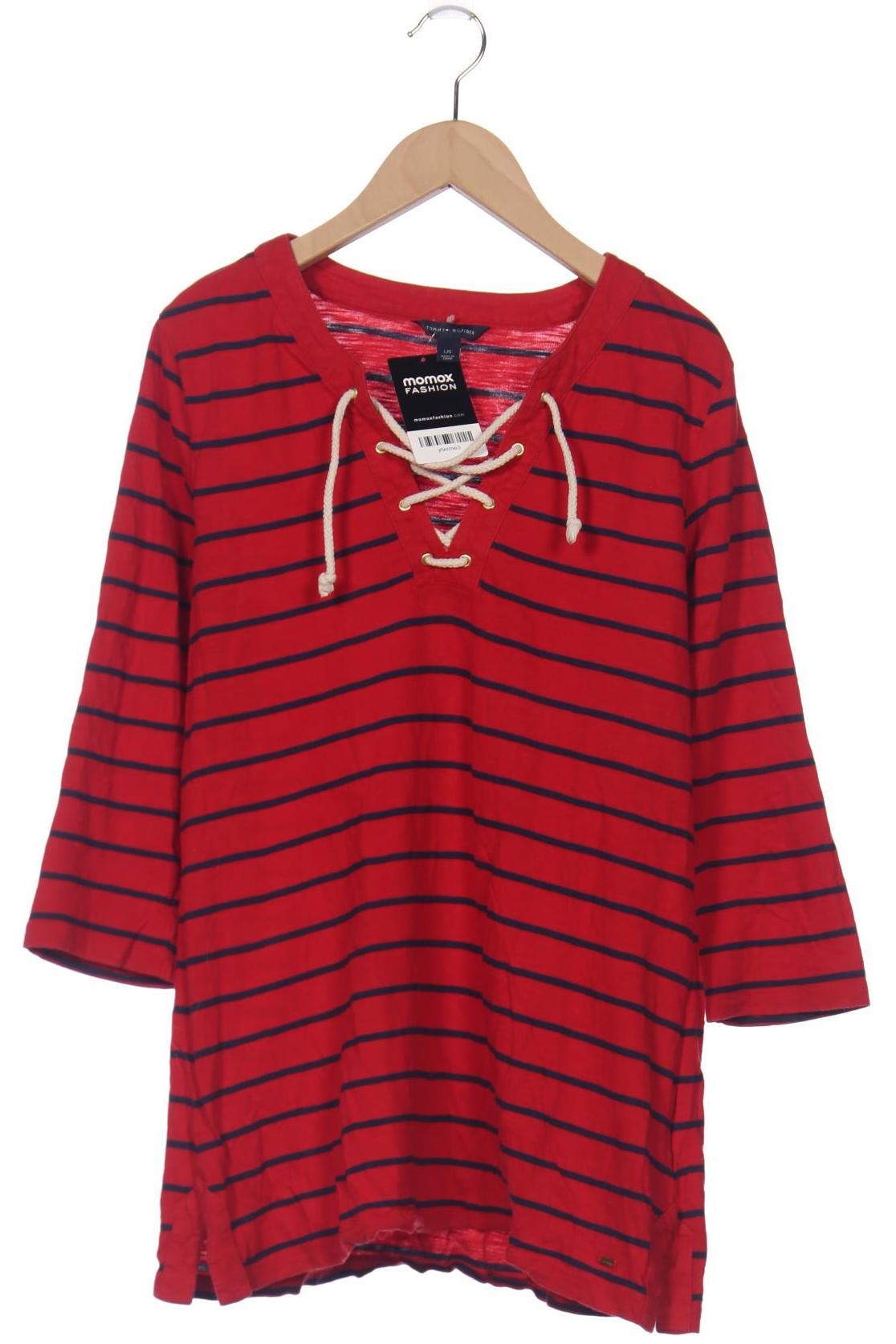 

Tommy Hilfiger Damen Langarmshirt, rot, Gr. 42