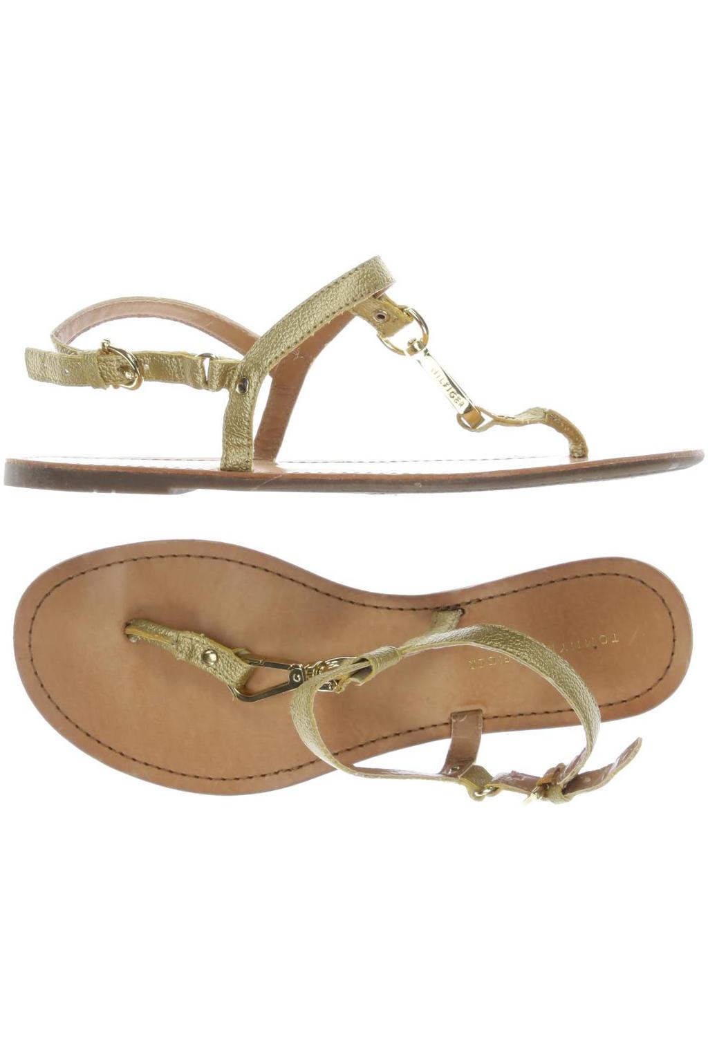 

Tommy Hilfiger Damen Sandale, gold, Gr. 36