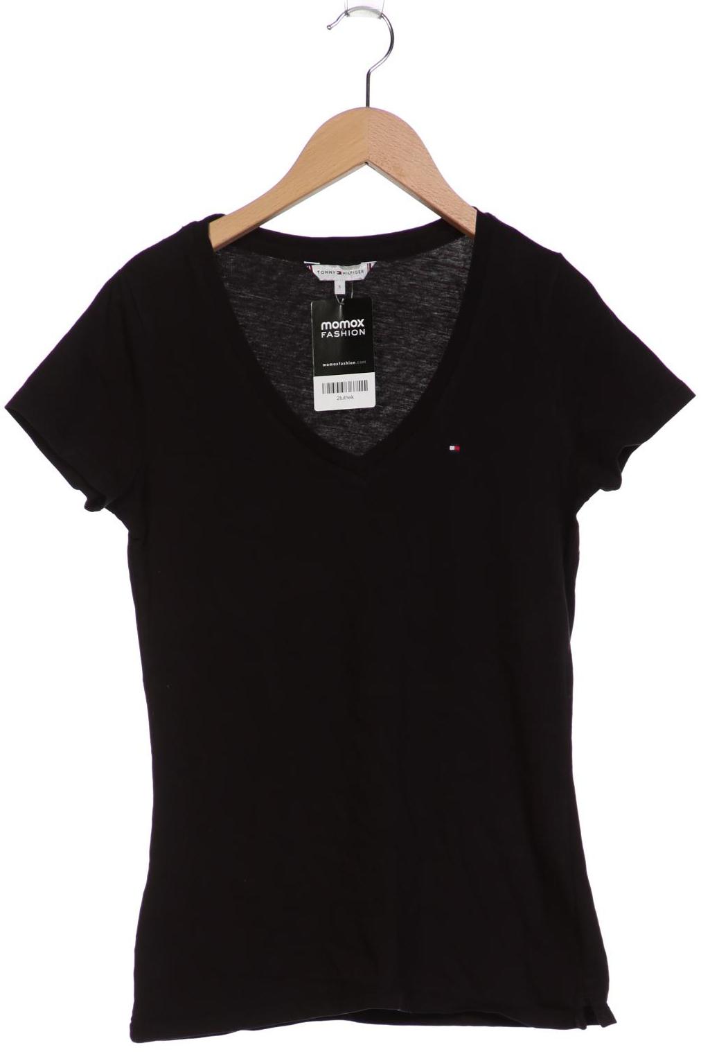 

Tommy Hilfiger Damen T-Shirt, schwarz, Gr. 36