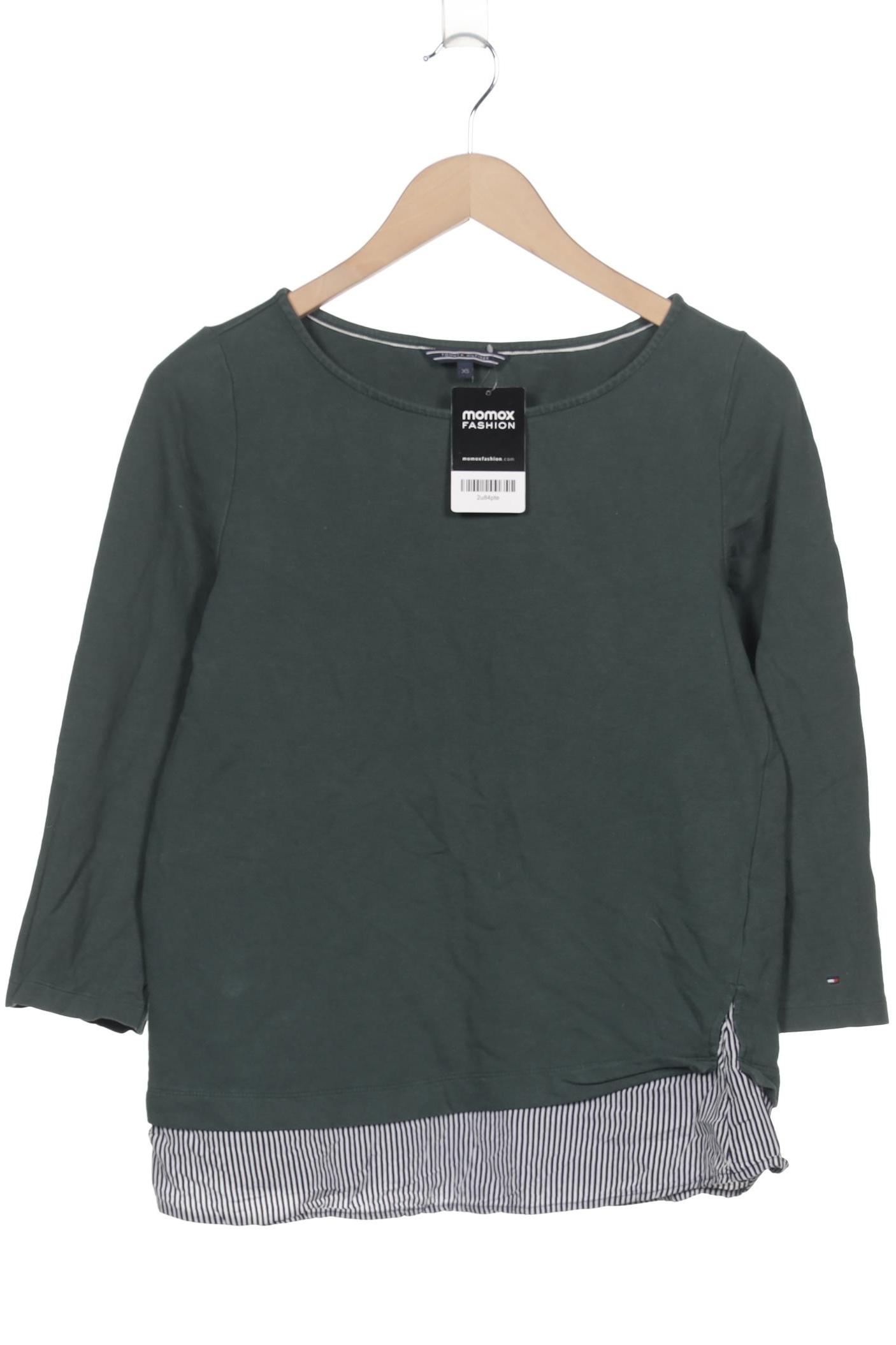 

Tommy Hilfiger Damen Langarmshirt, grün, Gr. 34