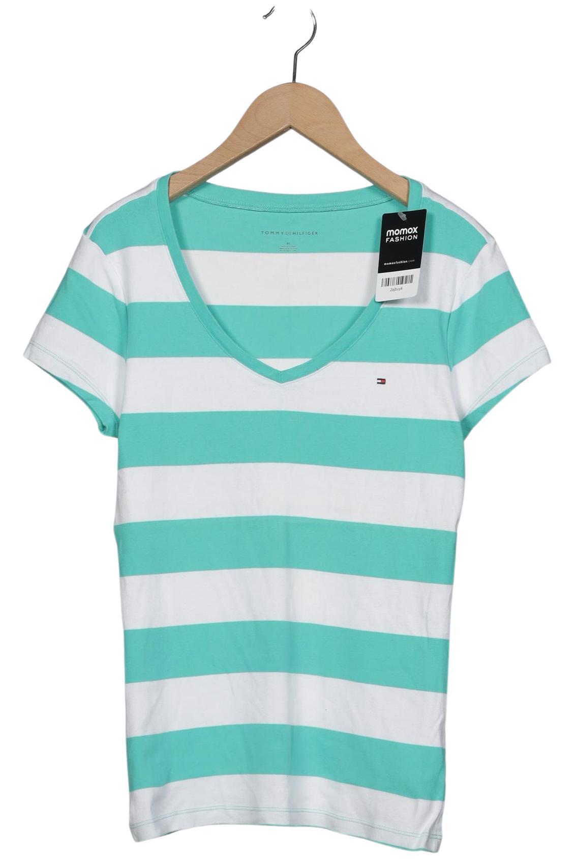 

Tommy Hilfiger Damen T-Shirt, türkis, Gr. 38