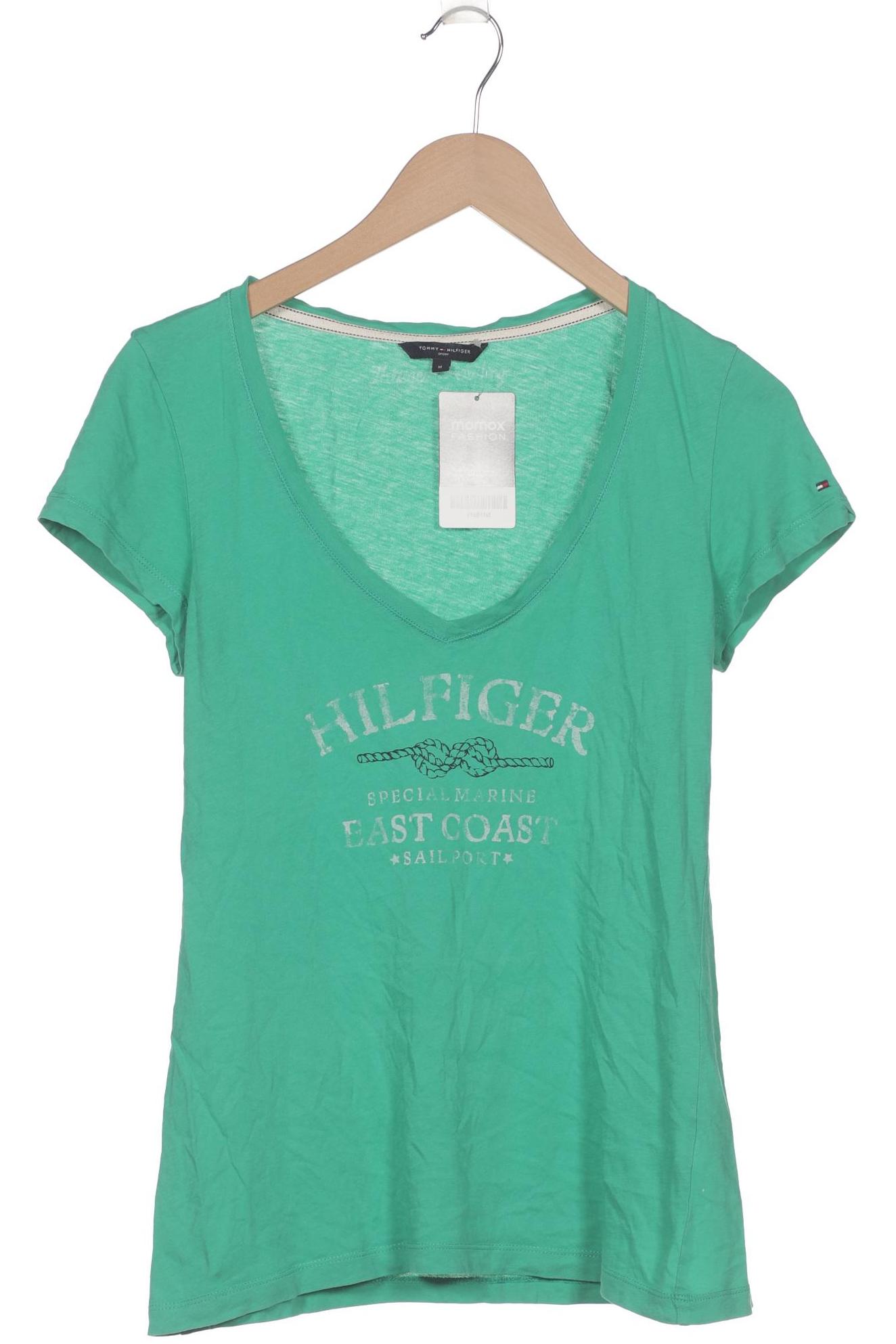 

Tommy Hilfiger Damen T-Shirt, grün, Gr. 38