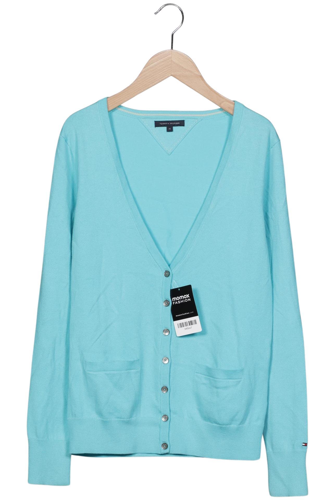 

Tommy Hilfiger Damen Strickjacke, türkis, Gr. 38
