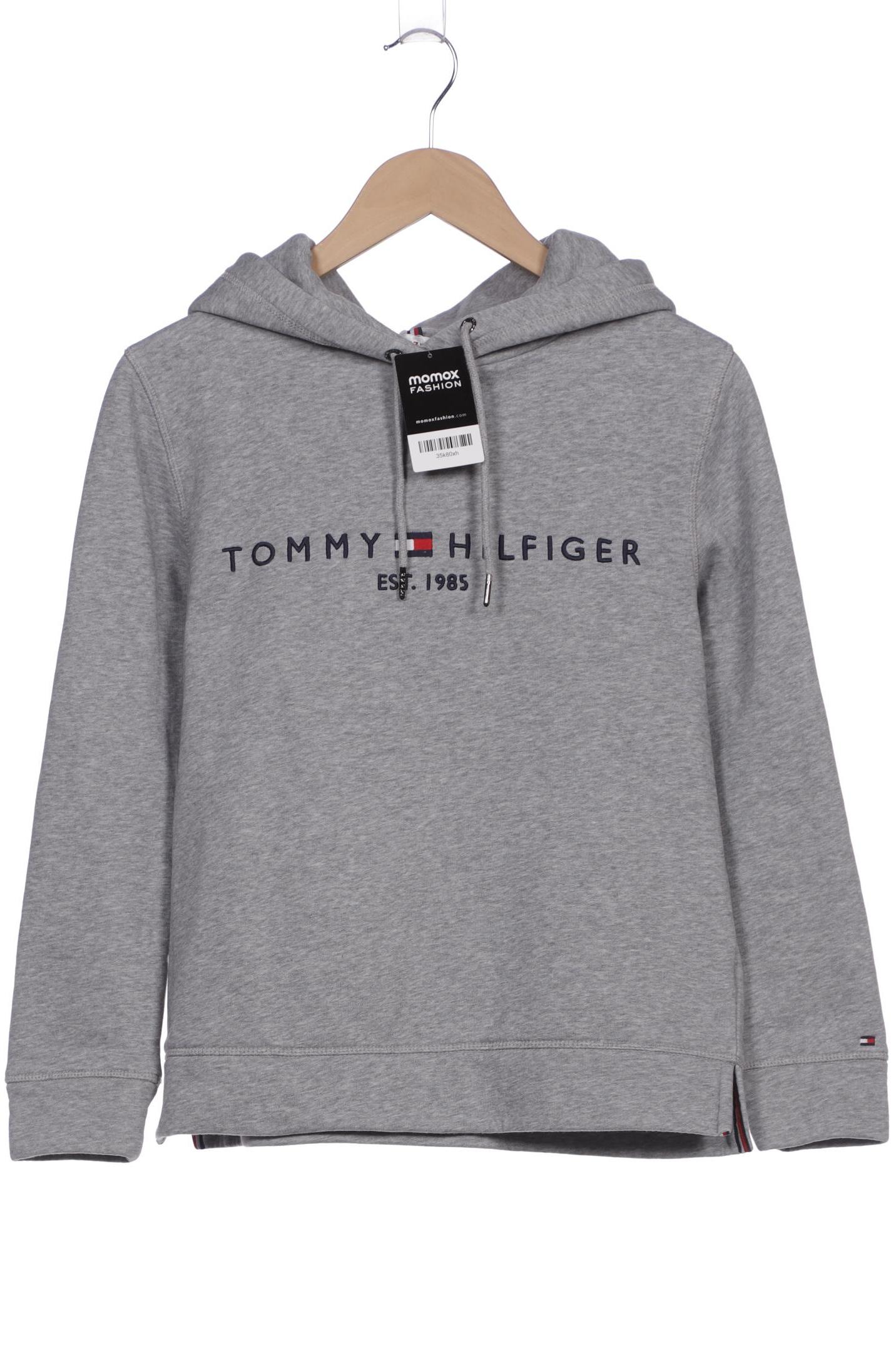 

Tommy Hilfiger Damen Kapuzenpullover, grau, Gr. 34