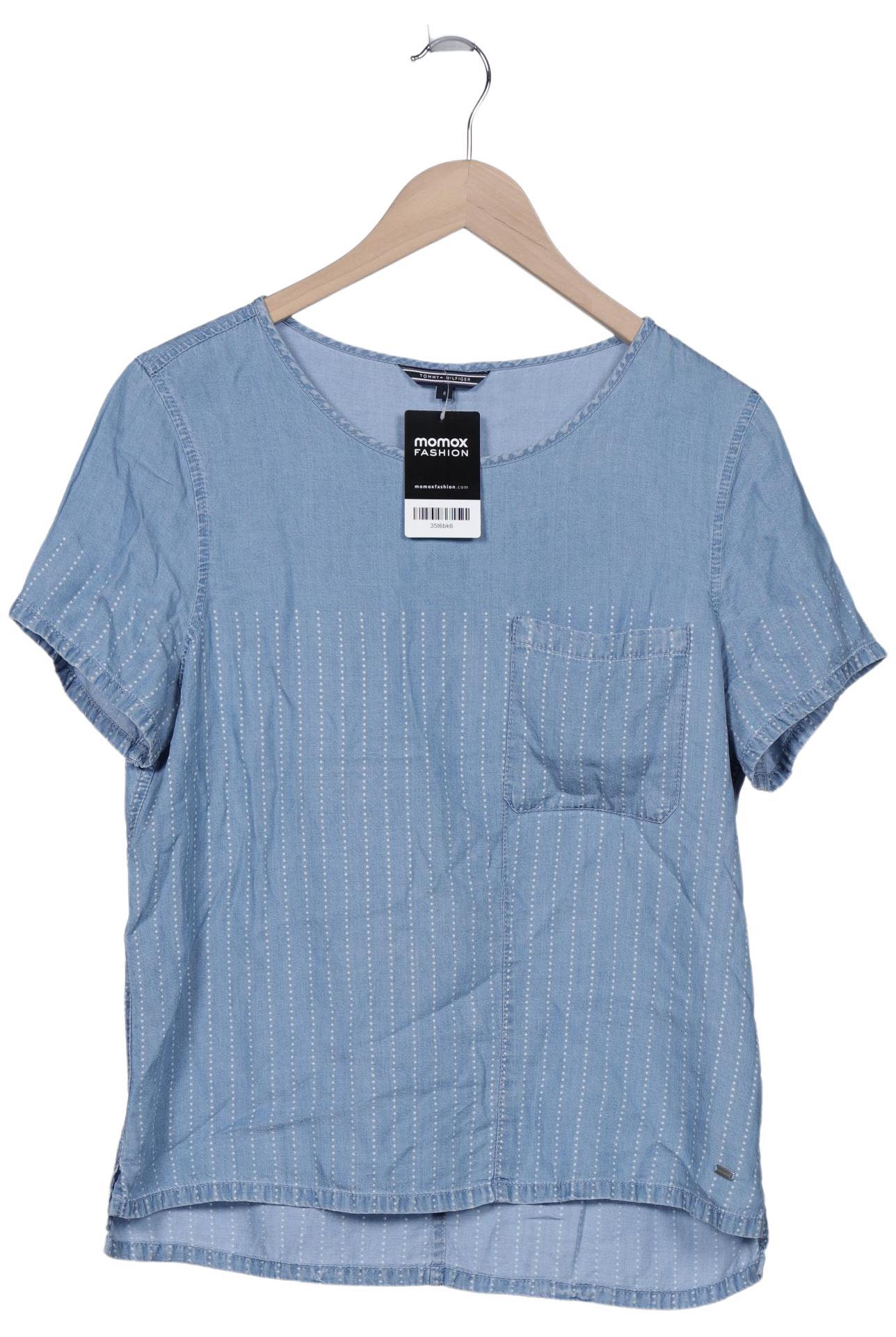

Tommy Hilfiger Damen T-Shirt, blau, Gr. 8