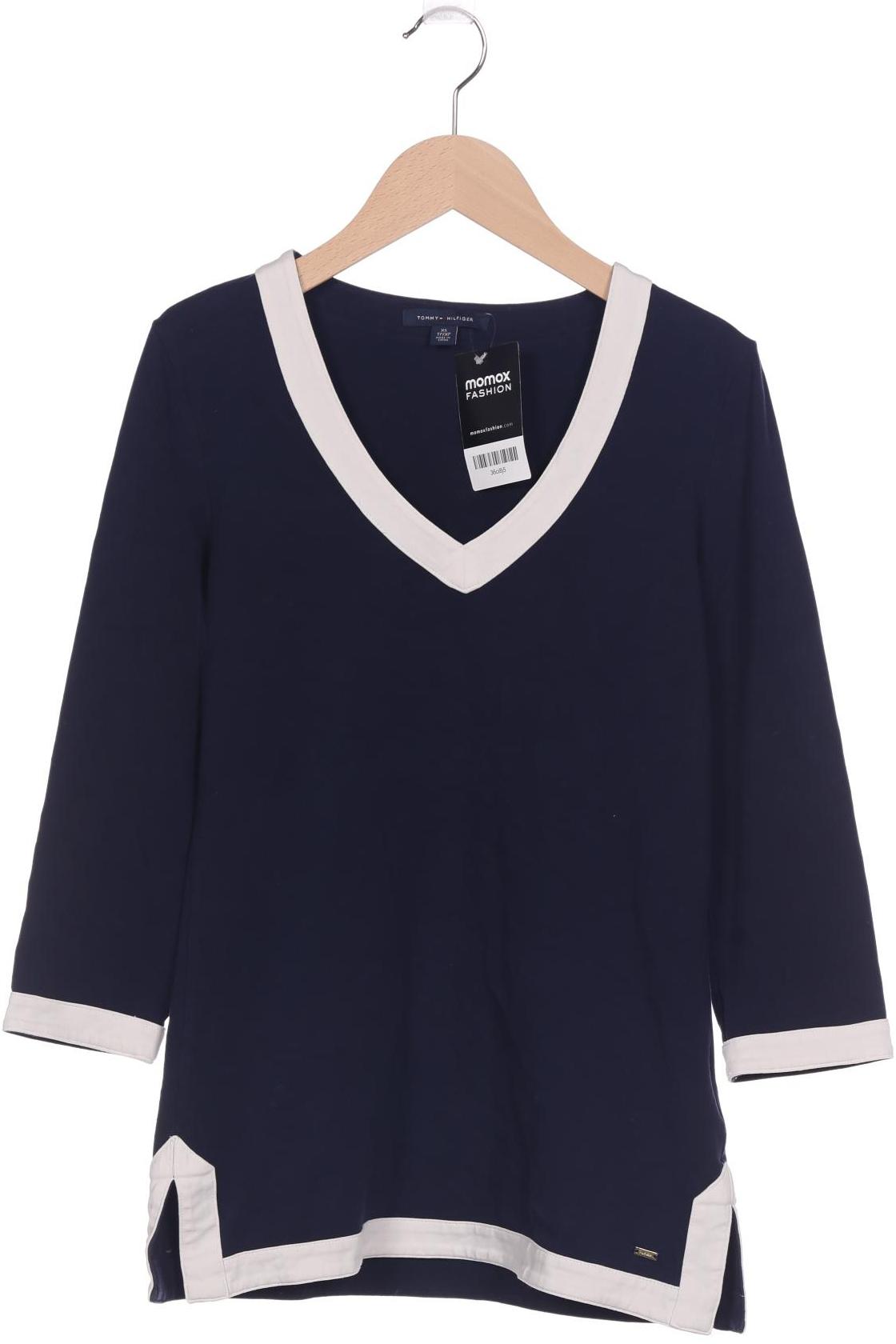 

Tommy Hilfiger Damen Langarmshirt, marineblau, Gr. 34