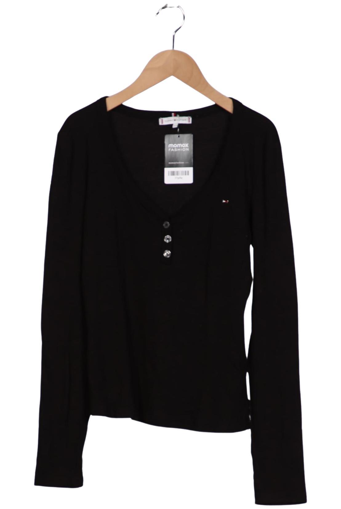 

Tommy Hilfiger Damen Langarmshirt, schwarz, Gr. 42