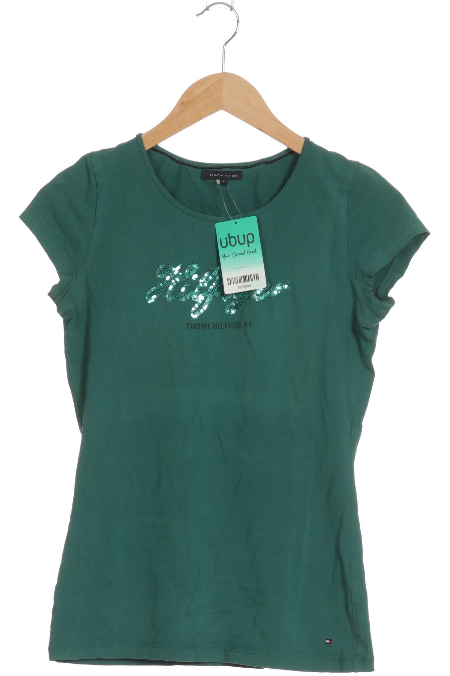 

Tommy Hilfiger Damen T-Shirt, türkis, Gr. 38