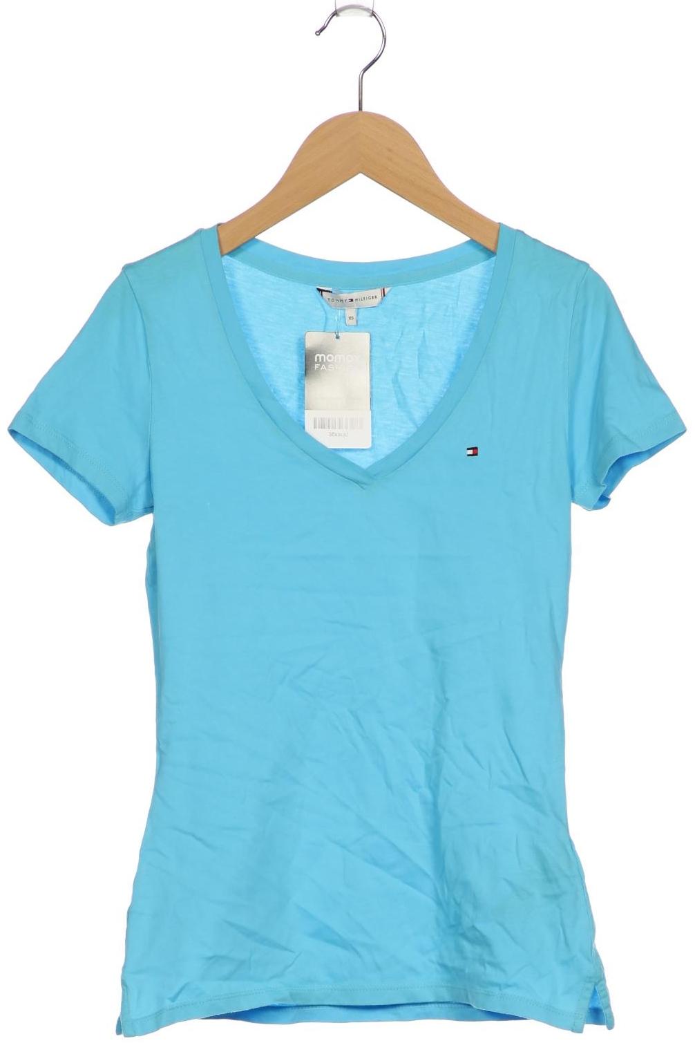 

Tommy Hilfiger Damen T-Shirt, blau, Gr. 34