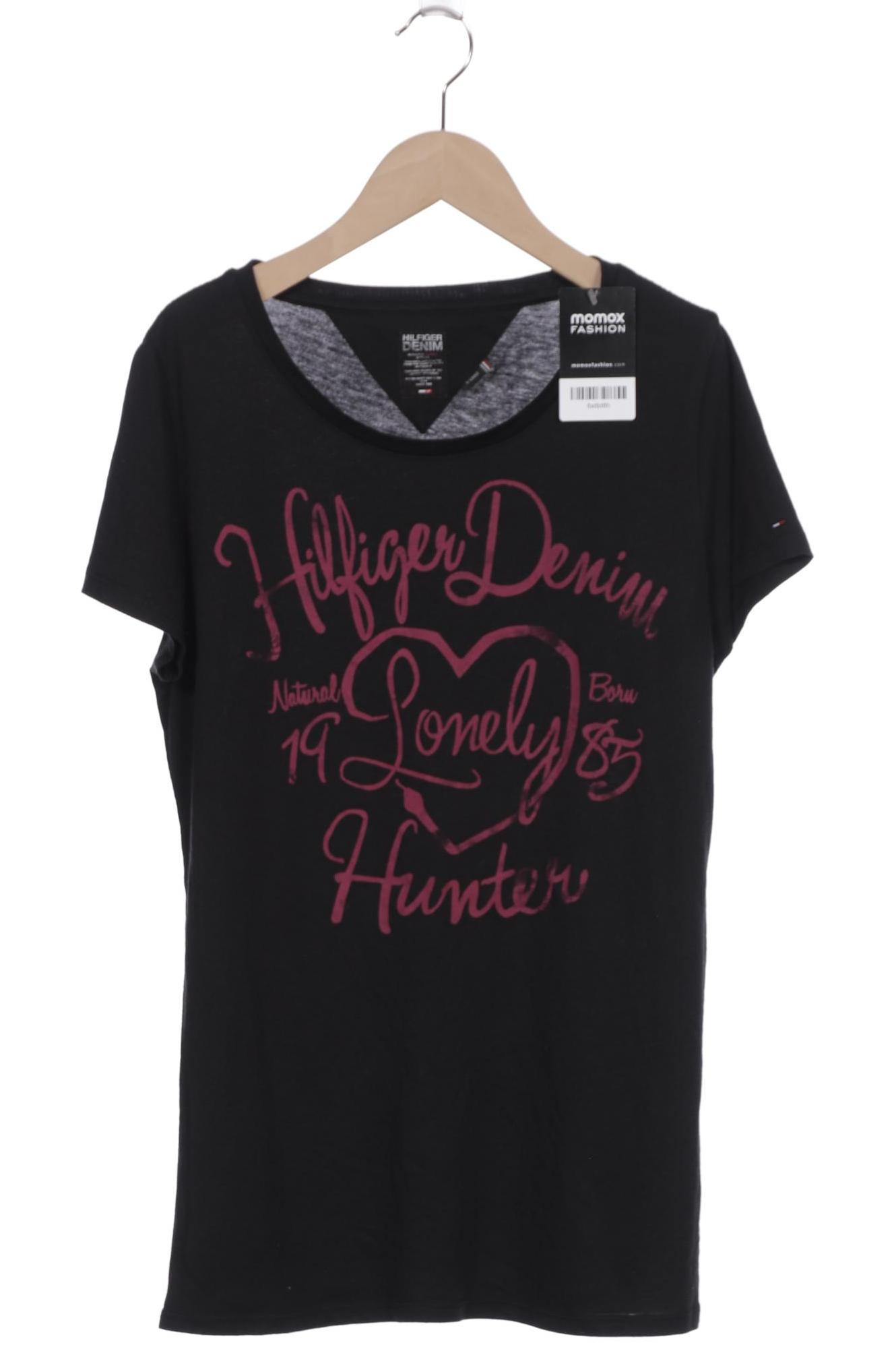 

Tommy Hilfiger Damen T-Shirt, schwarz, Gr. 44