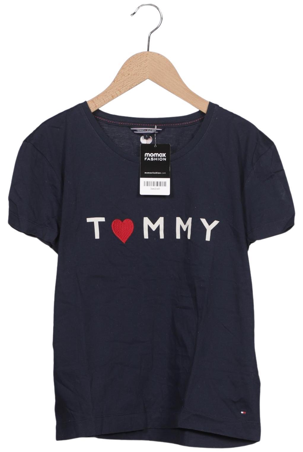 

Tommy Hilfiger Damen T-Shirt, marineblau, Gr. 36