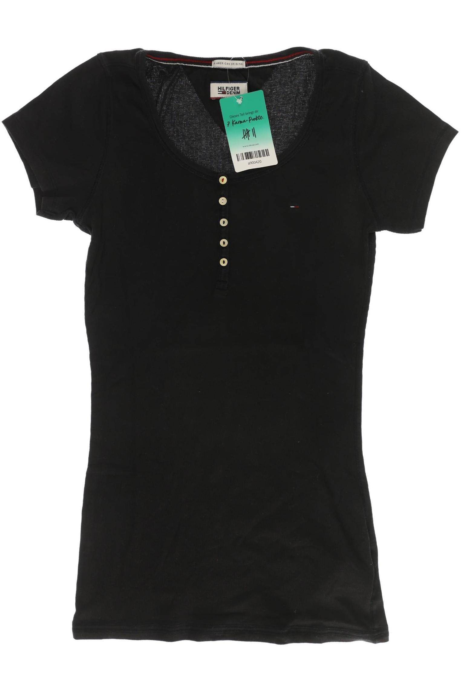 

Tommy Hilfiger Damen T-Shirt, schwarz, Gr. 42