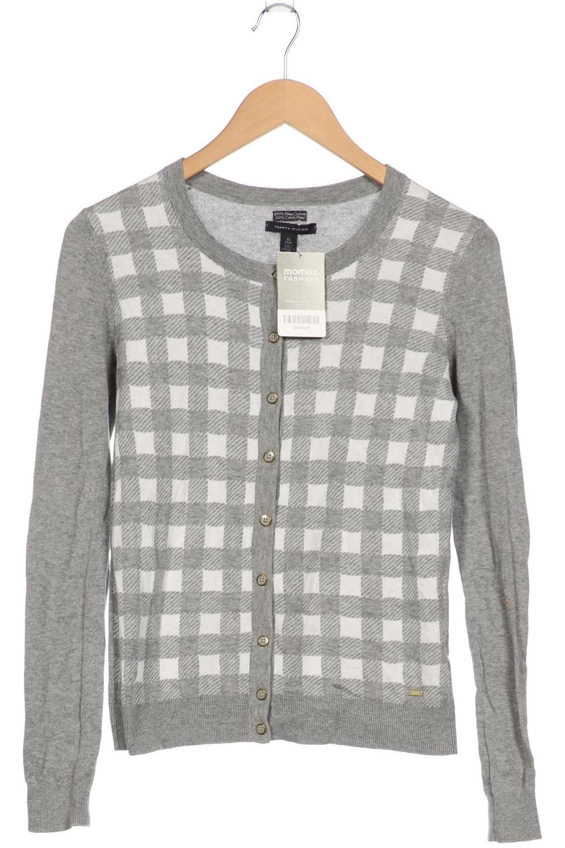 

Tommy Hilfiger Damen Strickjacke, grau, Gr. 34