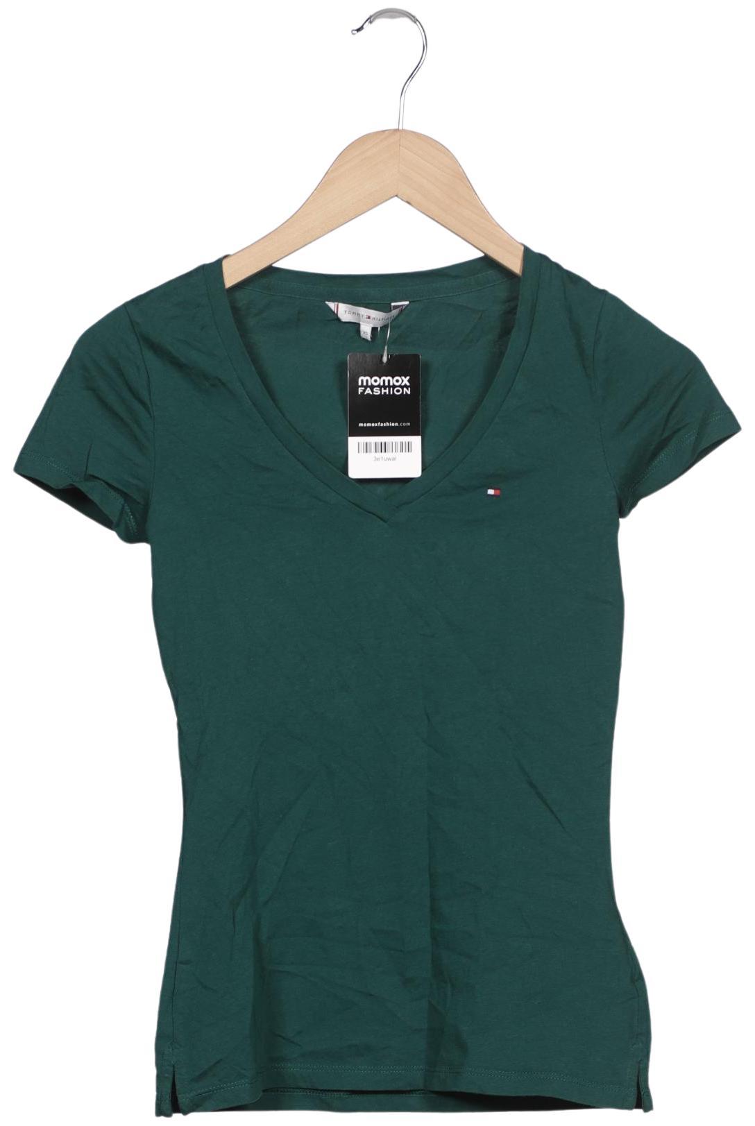 

Tommy Hilfiger Damen T-Shirt, grün, Gr. 34