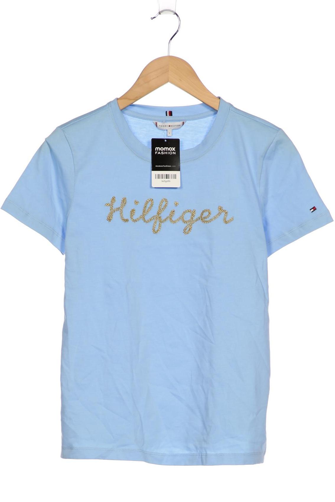 

Tommy Hilfiger Damen T-Shirt, hellblau, Gr. 36