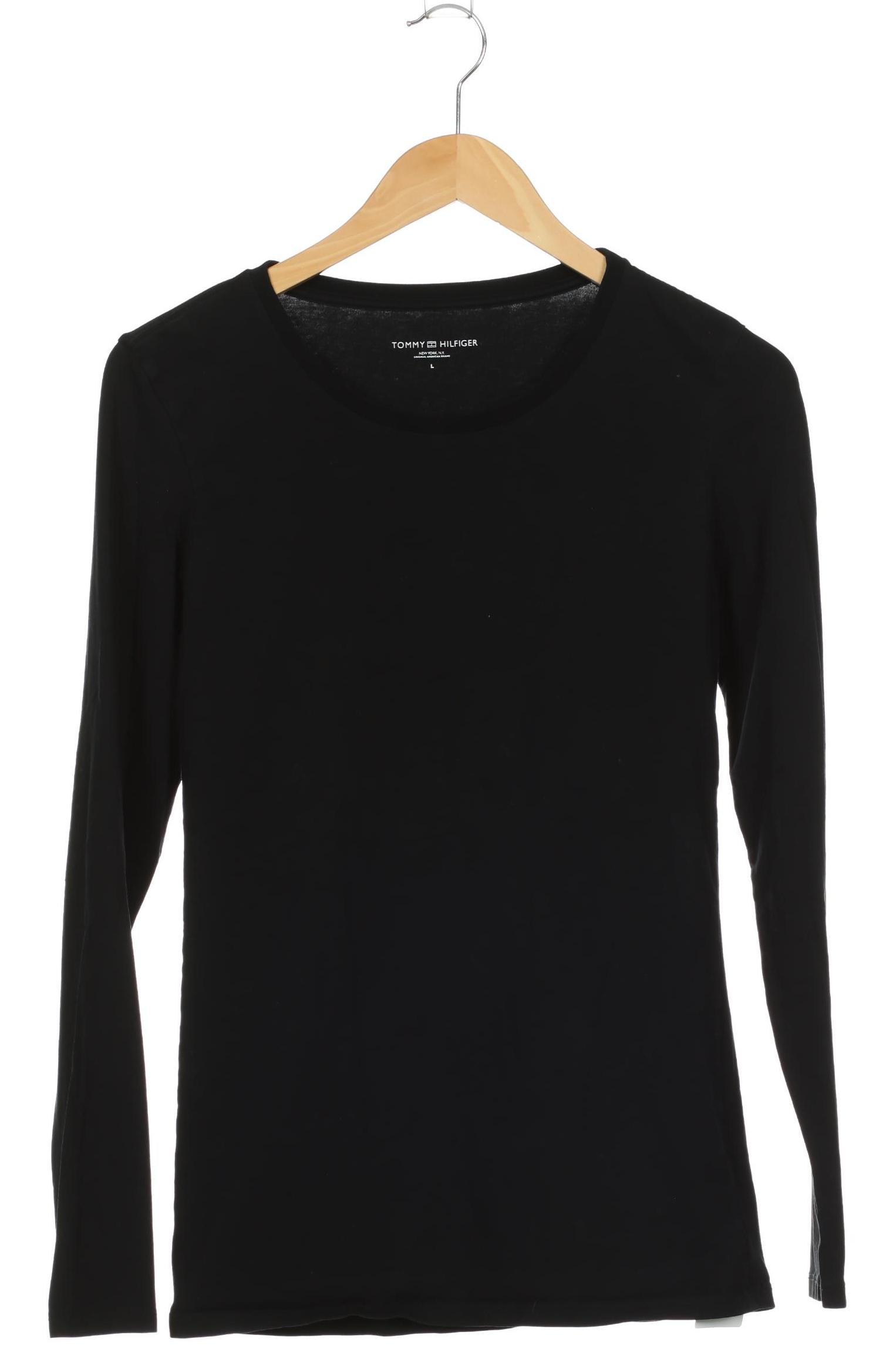 

Tommy Hilfiger Damen Langarmshirt, schwarz, Gr. 42