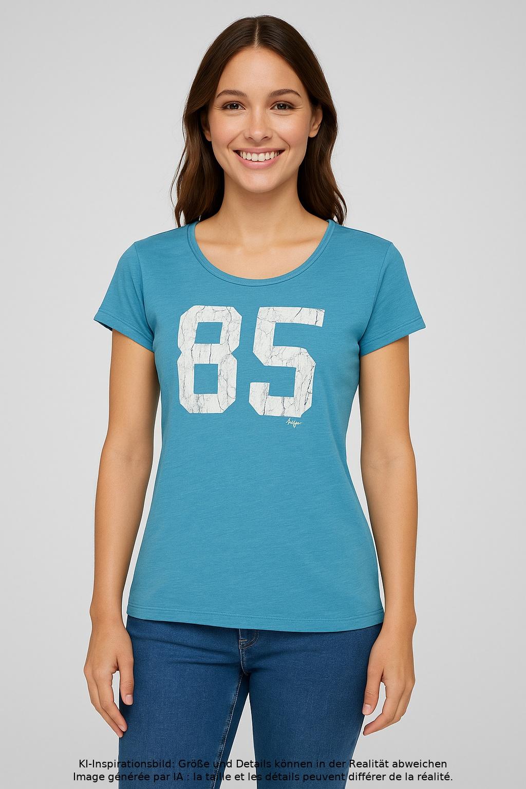 

Tommy Hilfiger Damen T-Shirt, mehrfarbig, Gr. 36