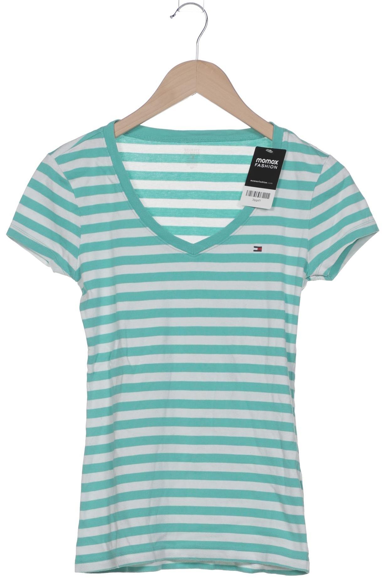 

Tommy Hilfiger Damen T-Shirt, türkis, Gr. 36