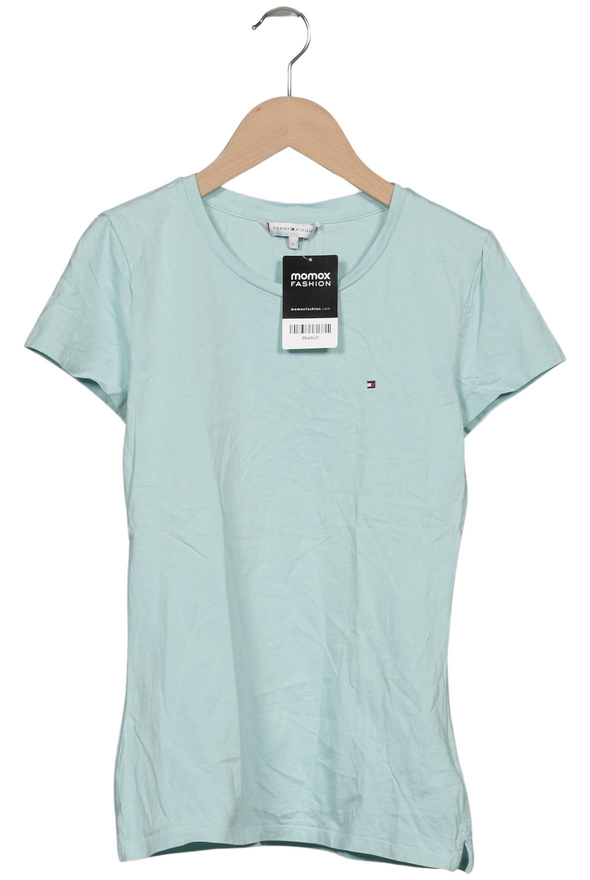 

Tommy Hilfiger Damen T-Shirt, türkis, Gr. 36