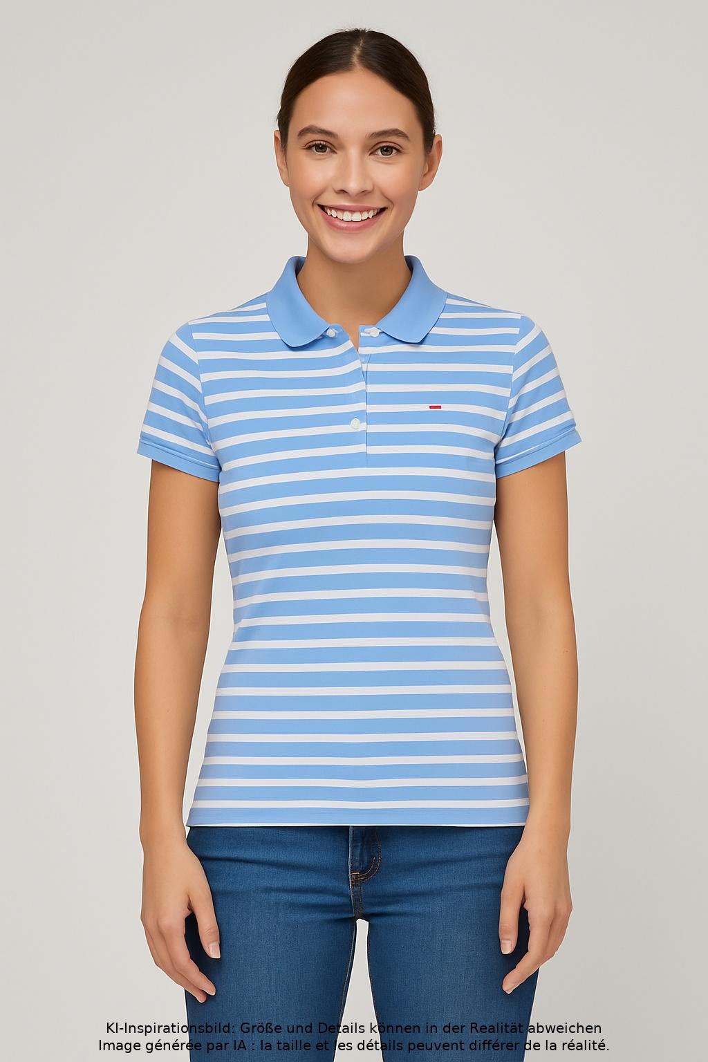 

Tommy Hilfiger Damen Poloshirt, mehrfarbig, Gr. 36