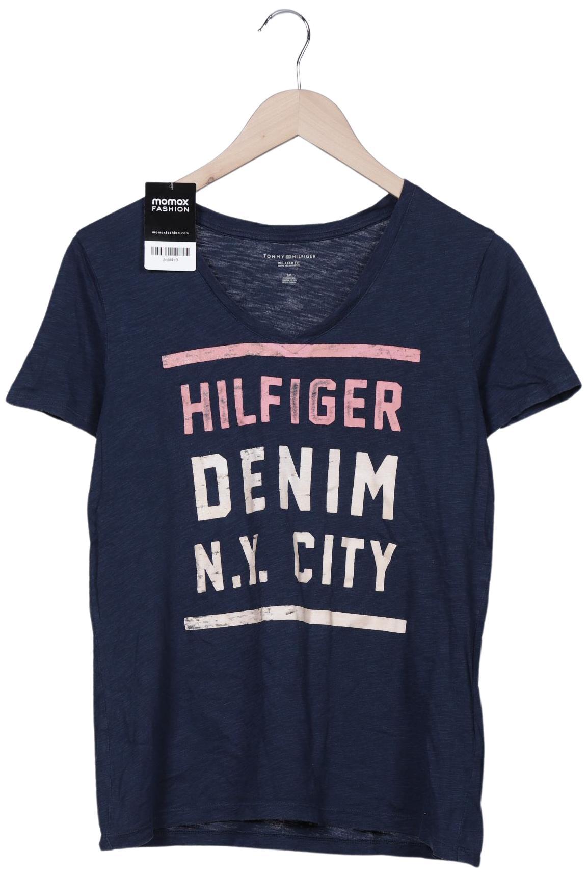

Tommy Hilfiger Damen T-Shirt, marineblau, Gr. 36