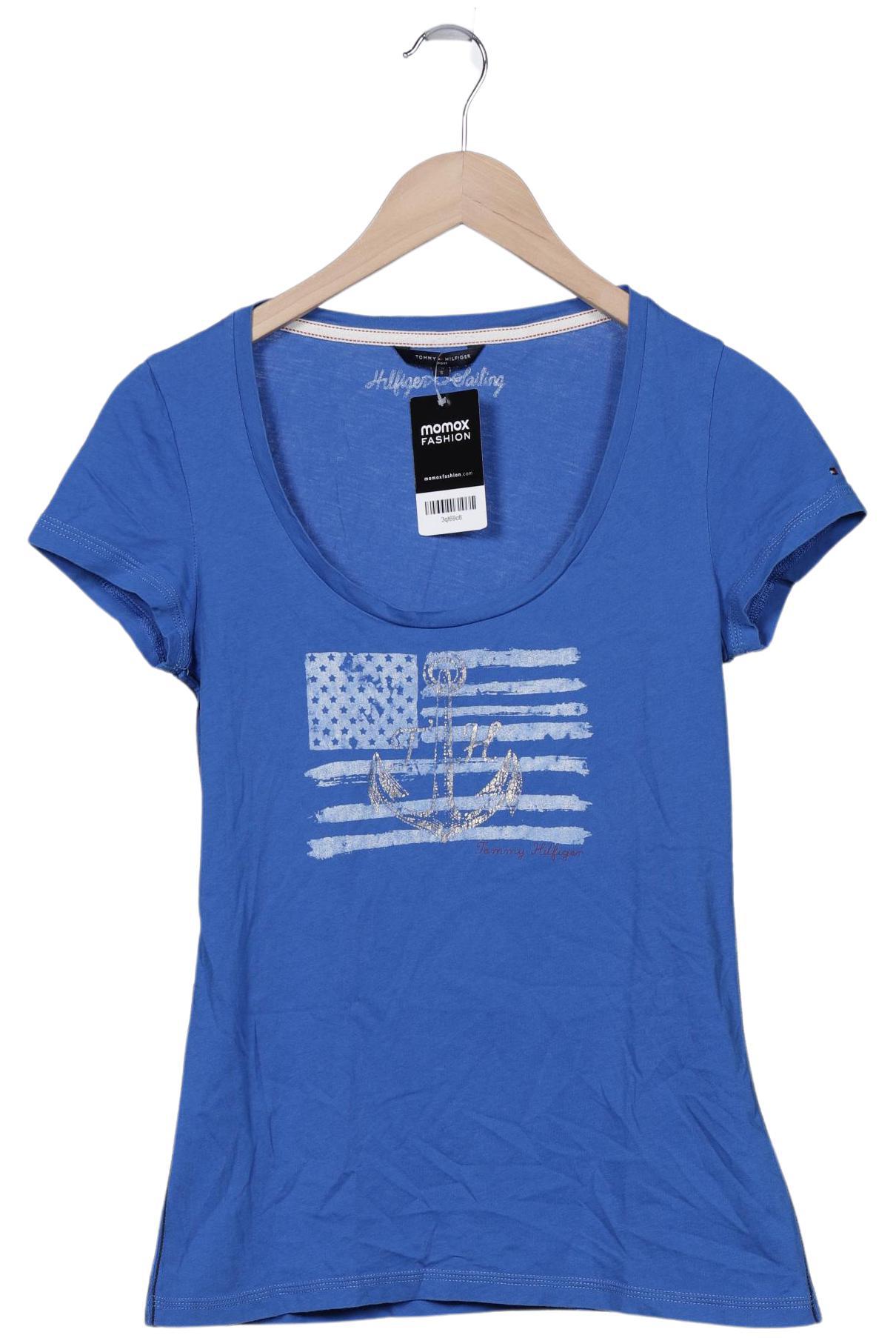 

Tommy Hilfiger Damen T-Shirt, blau, Gr. 36