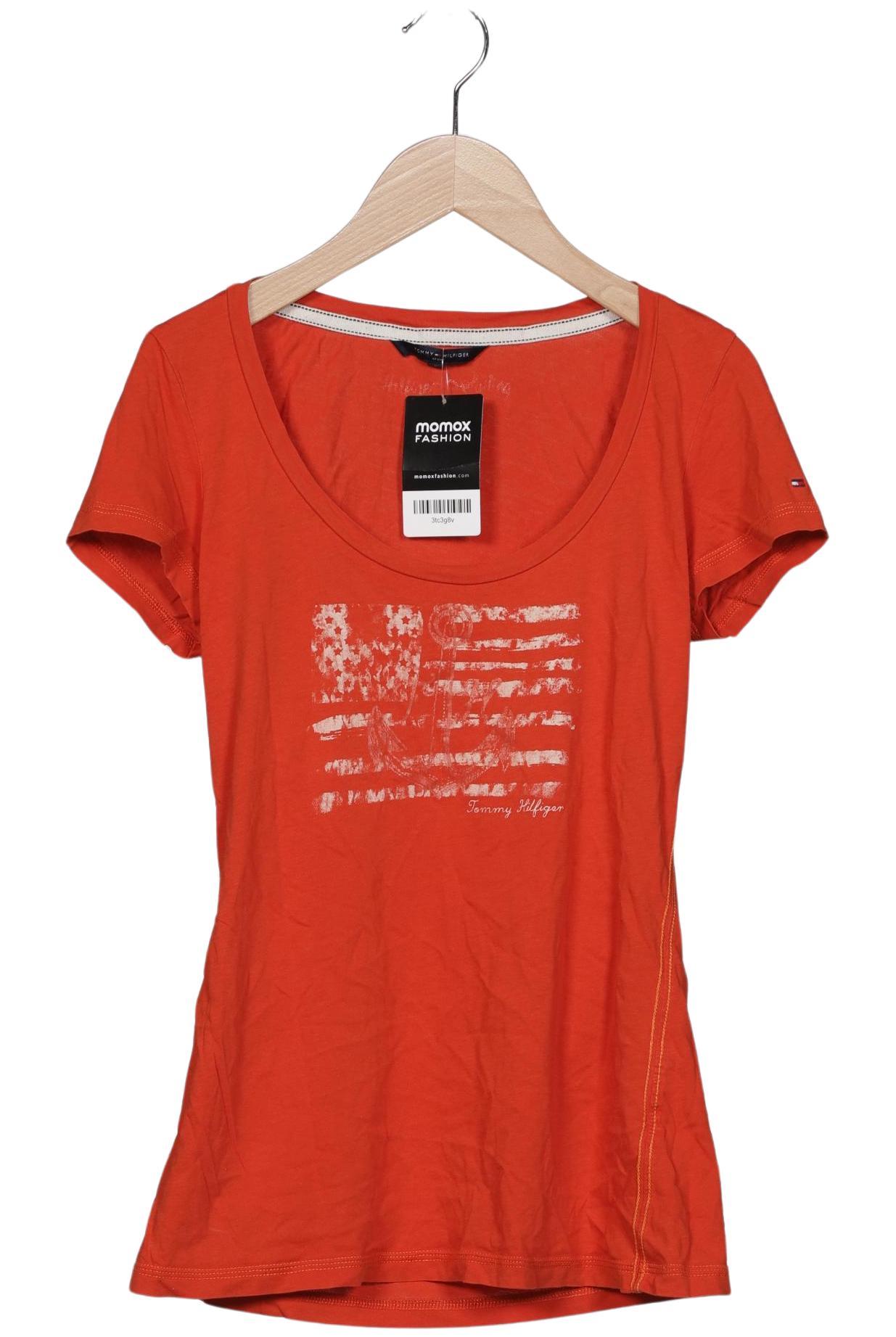 

Tommy Hilfiger Damen T-Shirt, orange, Gr. 36