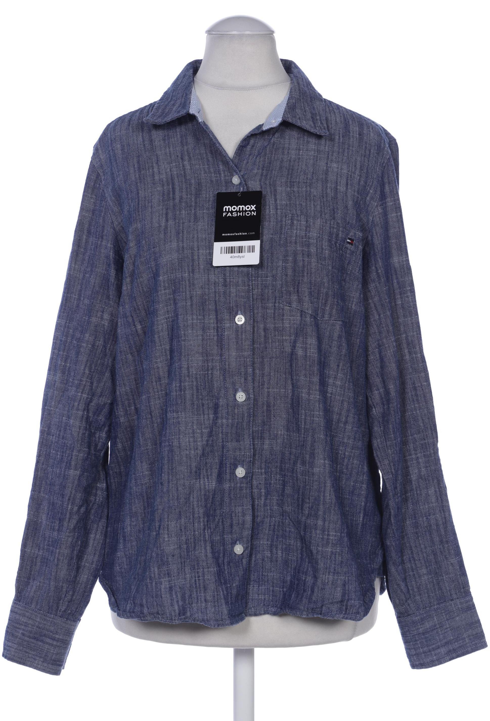 

Tommy Hilfiger Damen Bluse, blau, Gr. 36
