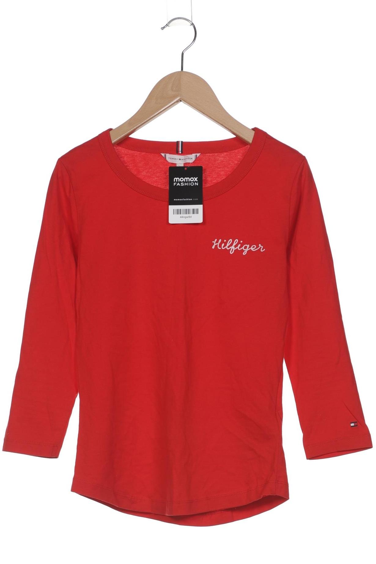 

Tommy Hilfiger Damen Langarmshirt, rot, Gr. 34