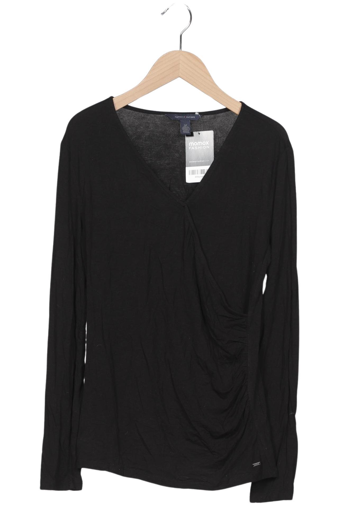 

Tommy Hilfiger Damen Langarmshirt, schwarz, Gr. 36