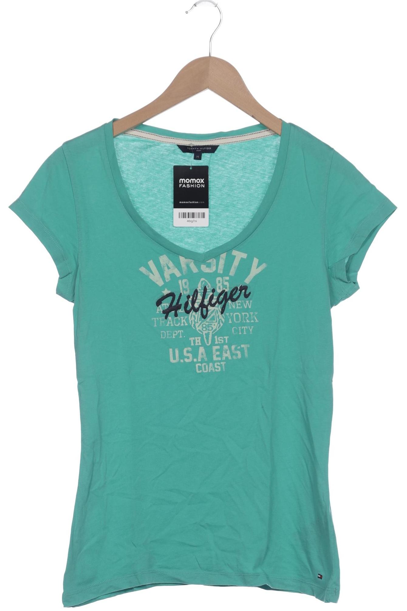 

Tommy Hilfiger Damen T-Shirt, grün, Gr. 38