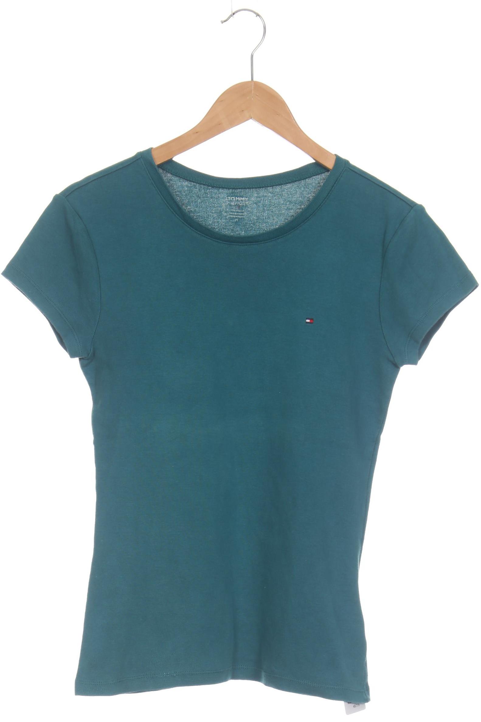 

Tommy Hilfiger Damen T-Shirt, türkis, Gr. 38