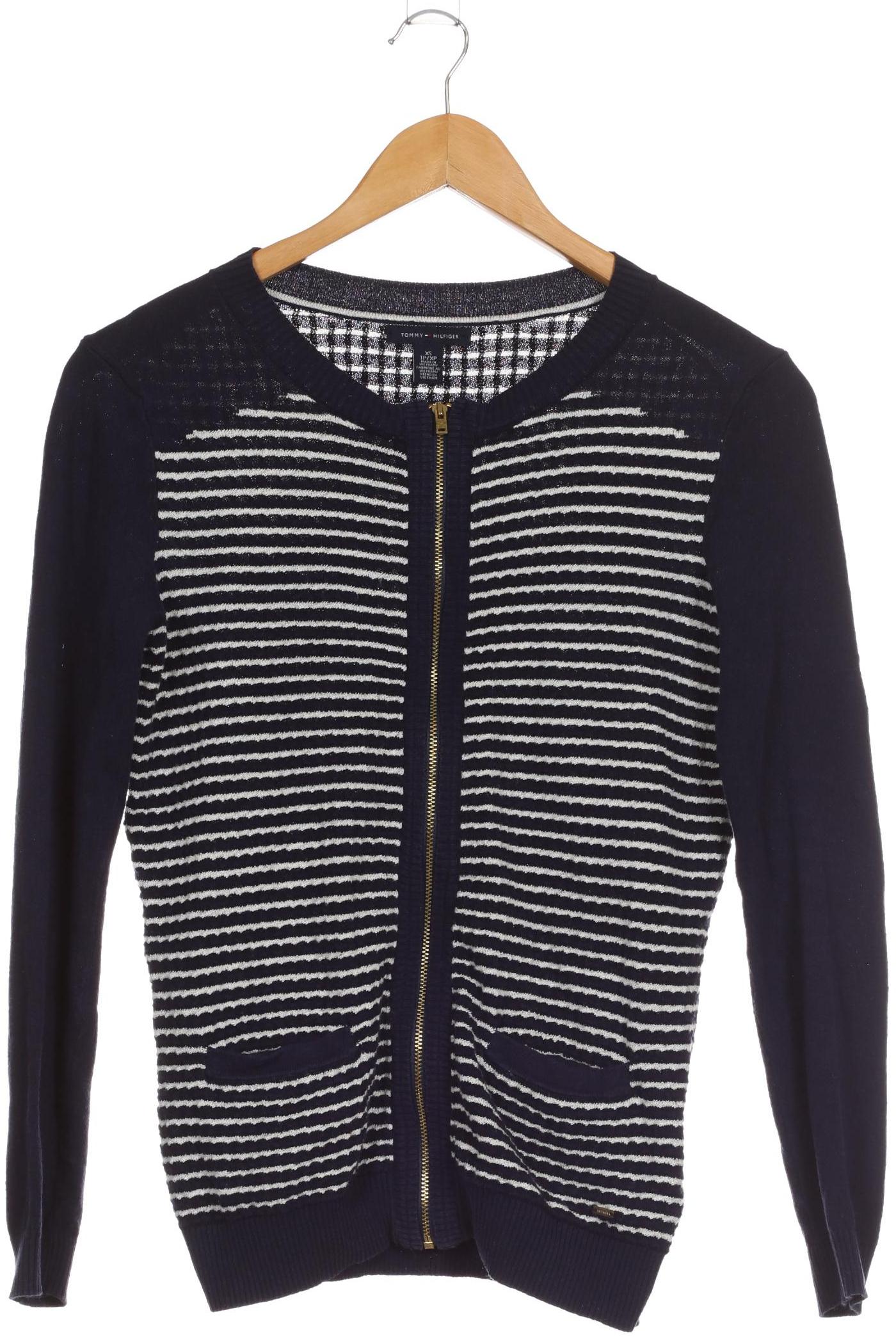 

Tommy Hilfiger Damen Strickjacke, blau, Gr. 34