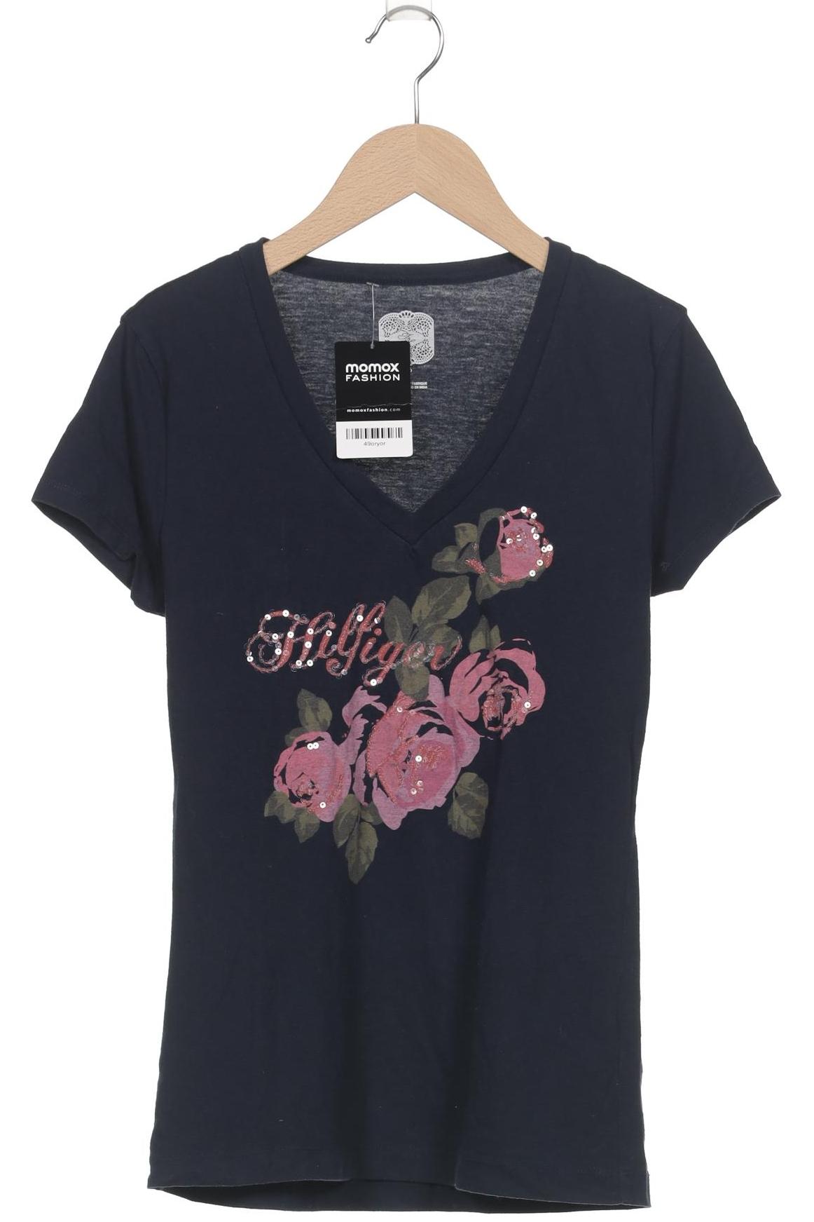 

Tommy Hilfiger Damen T-Shirt, marineblau, Gr. 36