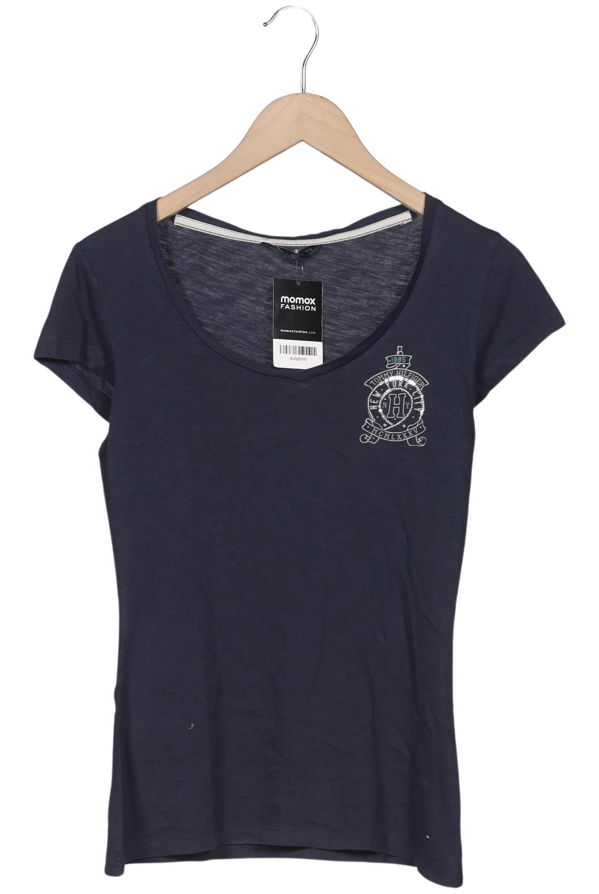 

Tommy Hilfiger Damen T-Shirt, marineblau, Gr. 36