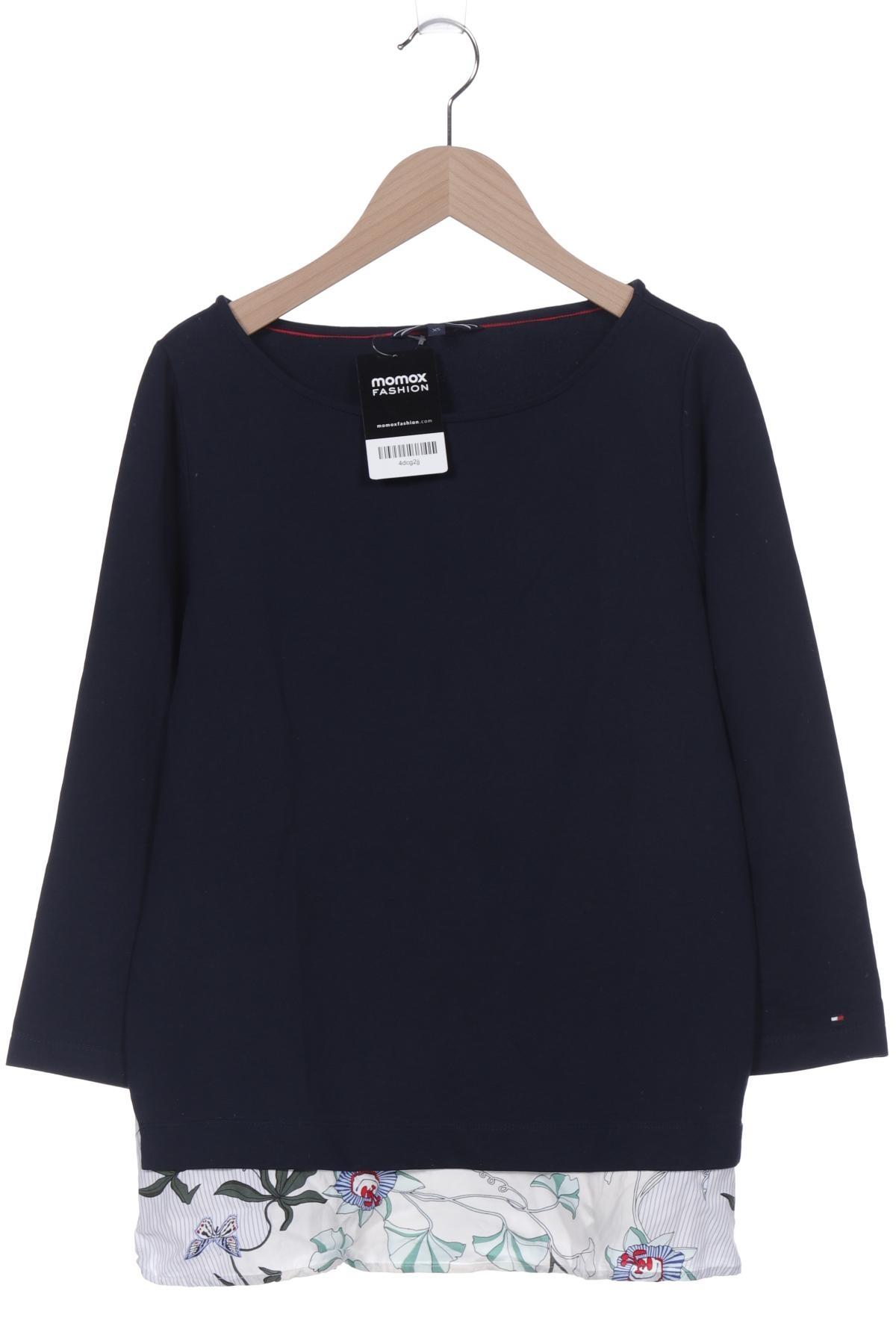 

Tommy Hilfiger Damen Langarmshirt, marineblau, Gr. 34