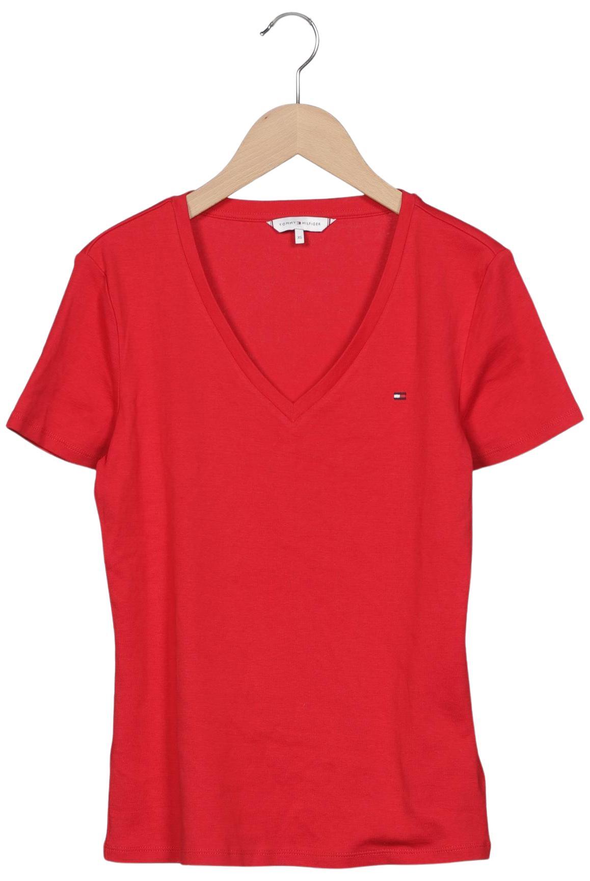 

Tommy Hilfiger Damen T-Shirt, rot, Gr. 34