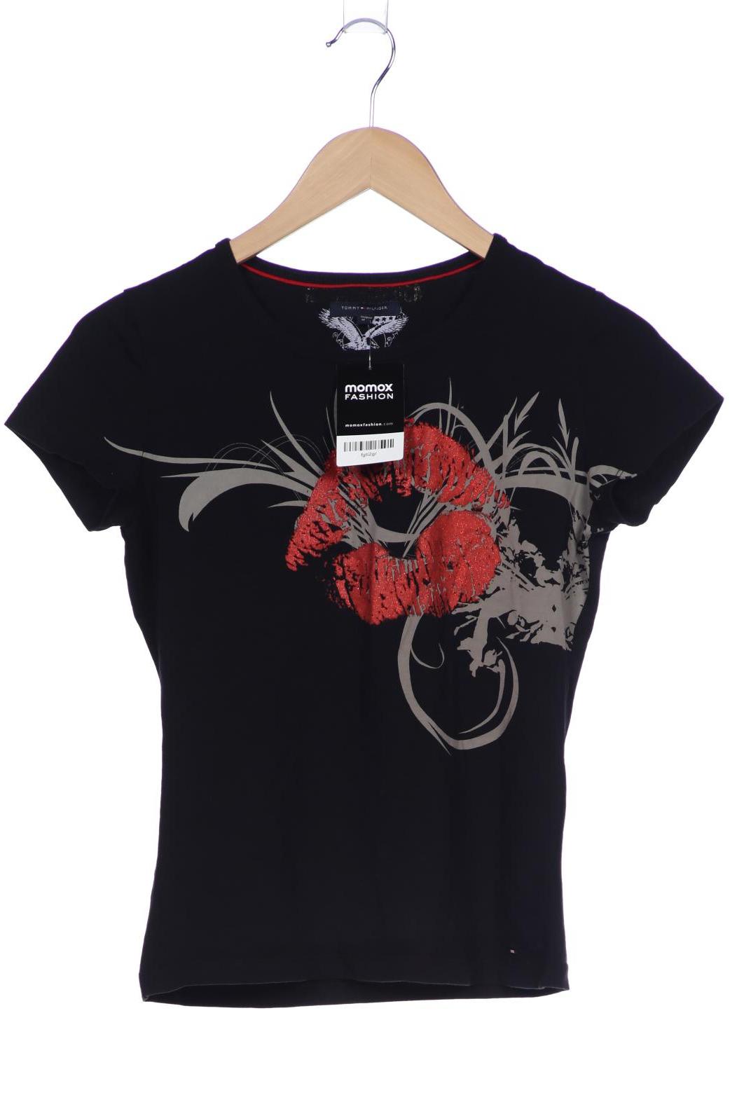

Tommy Hilfiger Damen T-Shirt, schwarz, Gr. 38