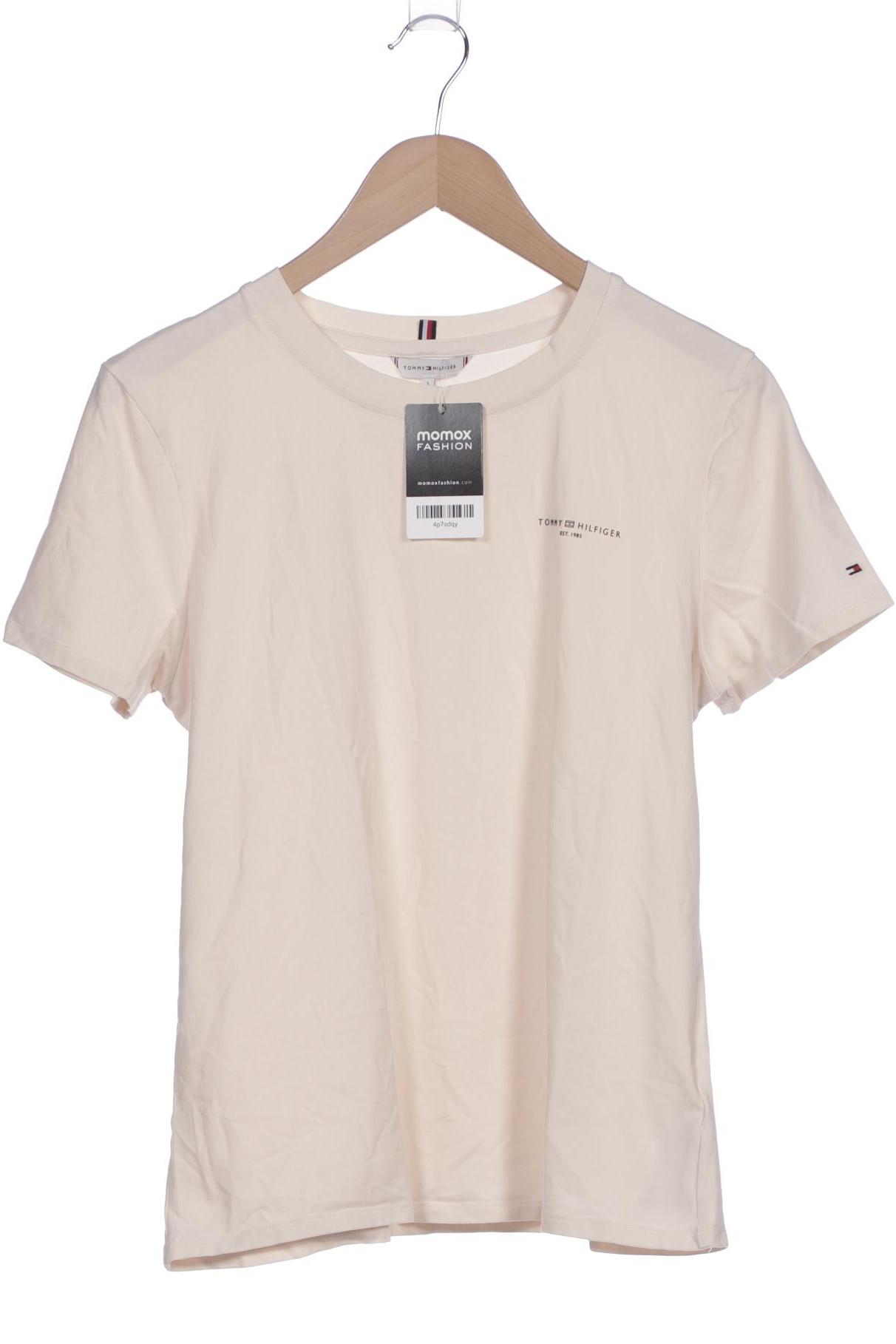 

Tommy Hilfiger Damen T-Shirt, cremeweiß, Gr. 42
