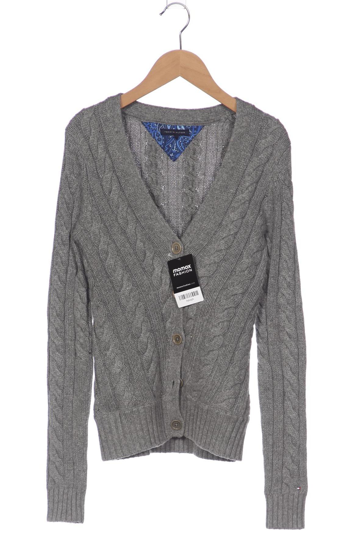 

Tommy Hilfiger Damen Strickjacke, grau, Gr. 36