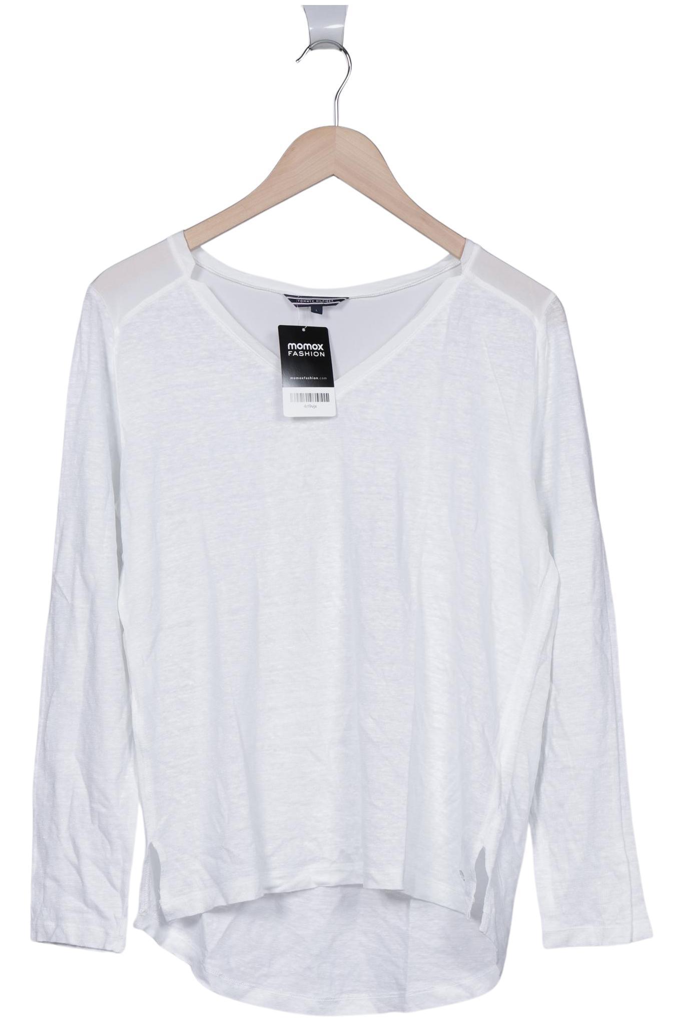 

Tommy Hilfiger Damen Langarmshirt, weiß, Gr. 42